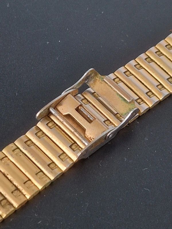 Other Vintage Speidel Moonphase Gold Quartz Watch Swiss Movement Size 36 - 10 Thumbnail