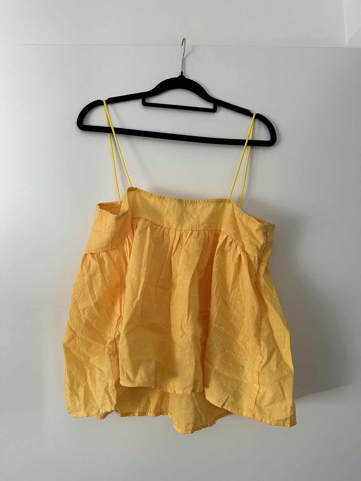 Shein Yellow Spaghetti Strap Top Size L / US 10 / IT 46 - 2 Thumbnail