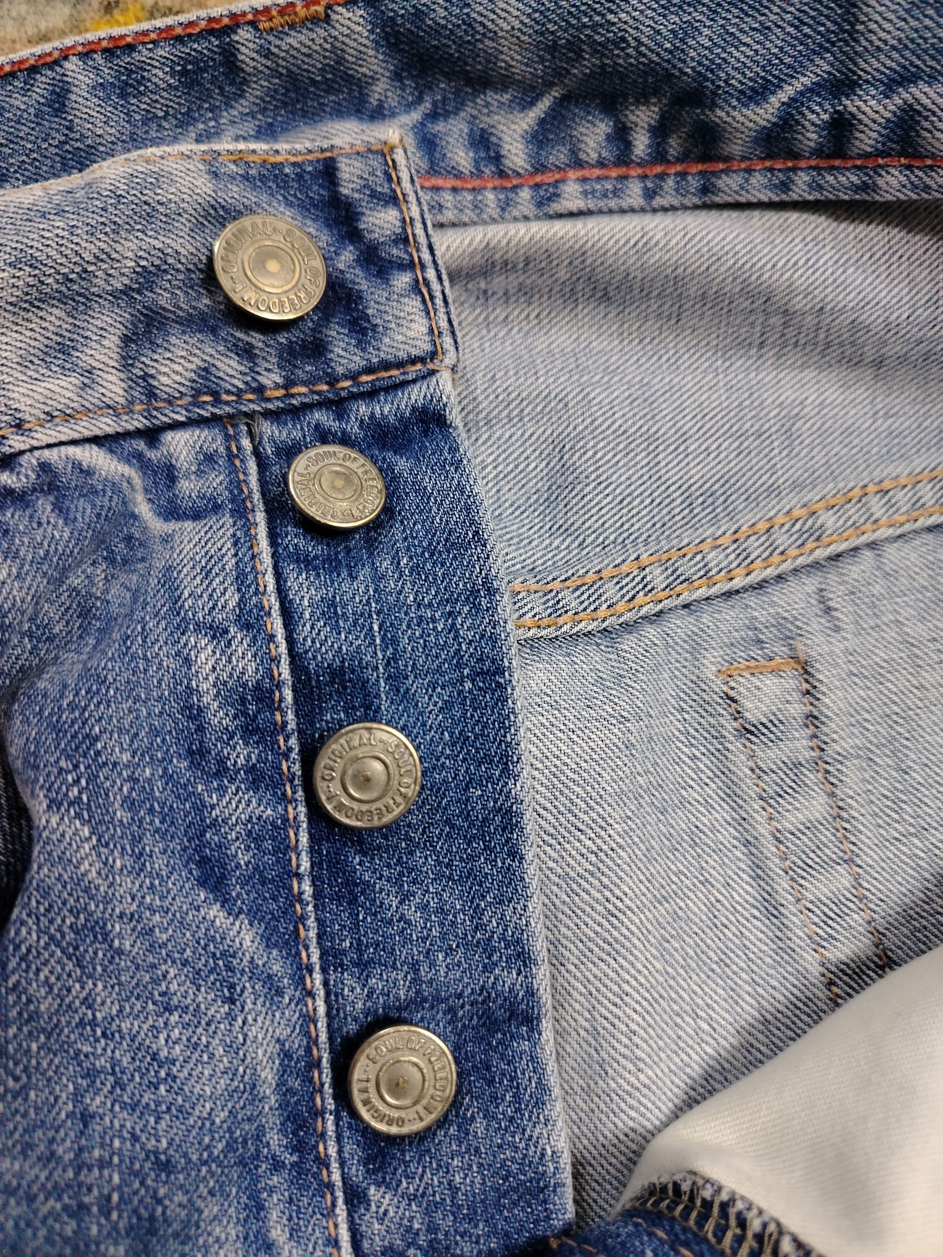 Japanese Brand Soul Of freedom selvedge Distressed Jeans Size US 34 / EU 50 - 10 Thumbnail