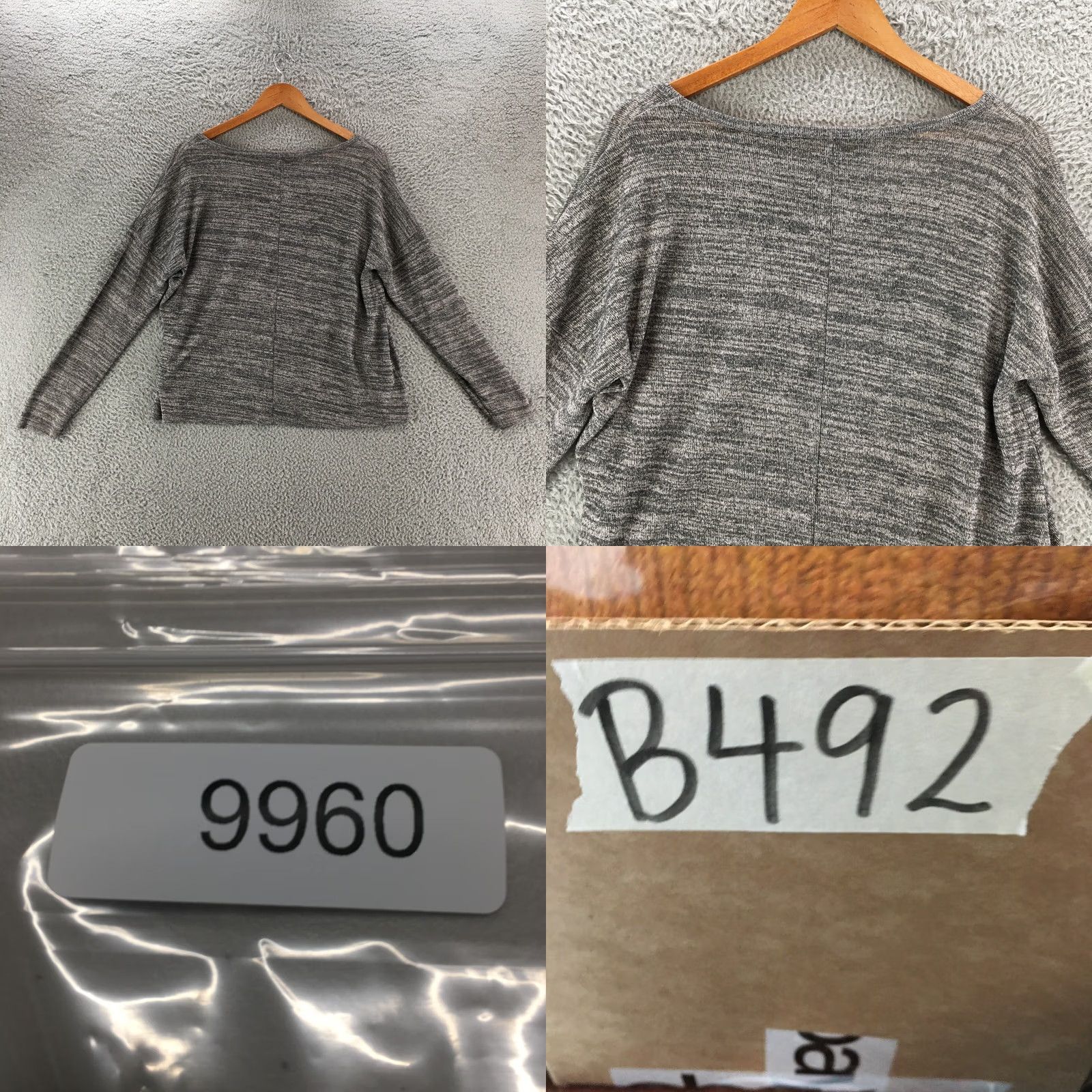 Old Navy Old Navy Pullover Sweater Women’s Medium Gray Roundneck Long Sleeve Casual Knit Pullover Size M / US 6-8 / IT 42-44 - 8 Thumbnail