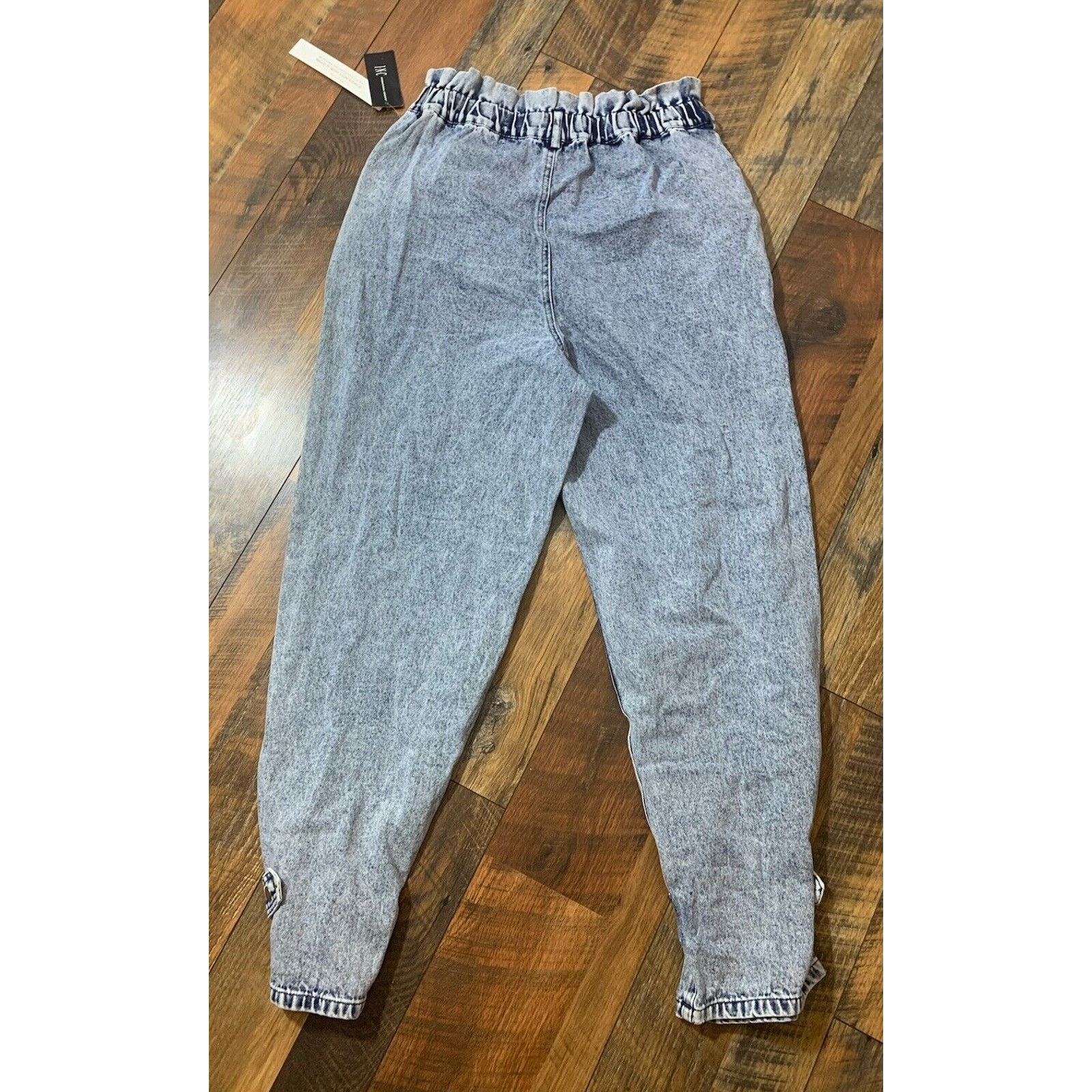 Other CULPOS X INC Paper Bag Waist Acid Wash Jeans Size 10 NWT Size 32" / US 10 / IT 46 - 9 Thumbnail