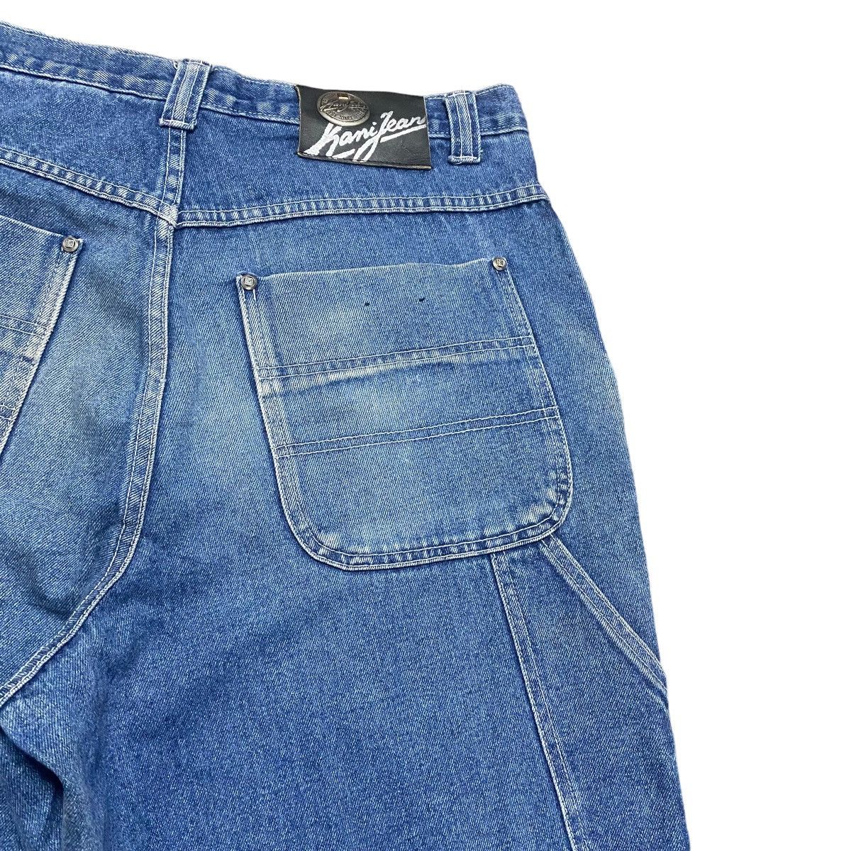 Karl Kani Vintage Kani Denim Carpenter Baggy Pants Size US 33 - 14 Thumbnail