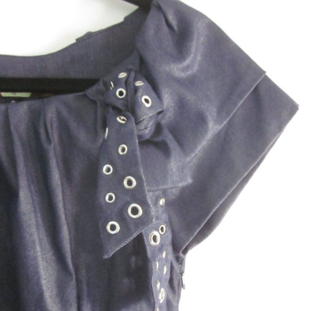 Eva Franco Eva Franco Blue Dress Size 4 / 6 Size S / US 4 / IT 40 - 5 Thumbnail