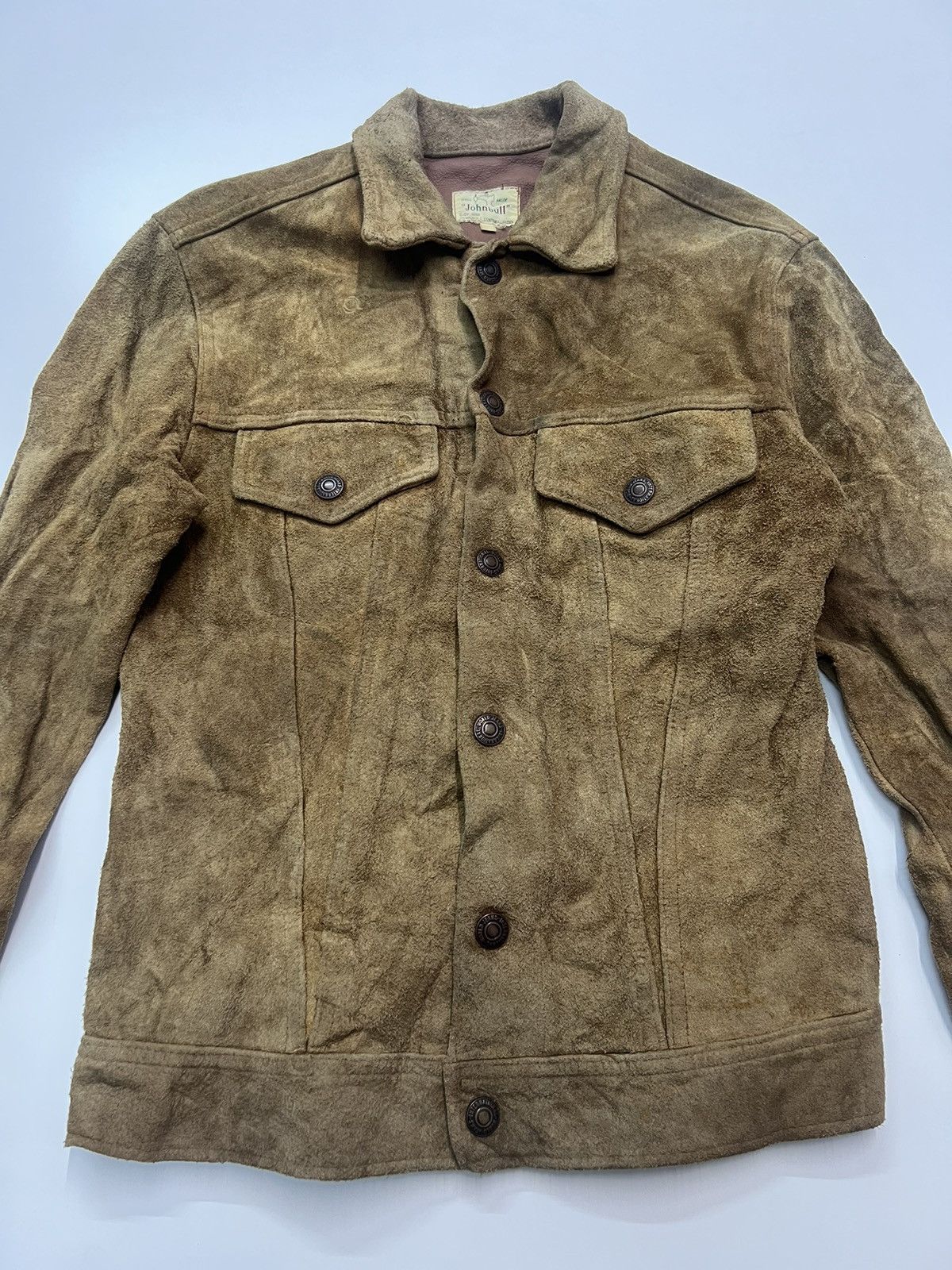 Johnbull JOHN BULL LEATHER TRUCKER JACKET Size US S / EU 44-46 / 1 - 2 Thumbnail