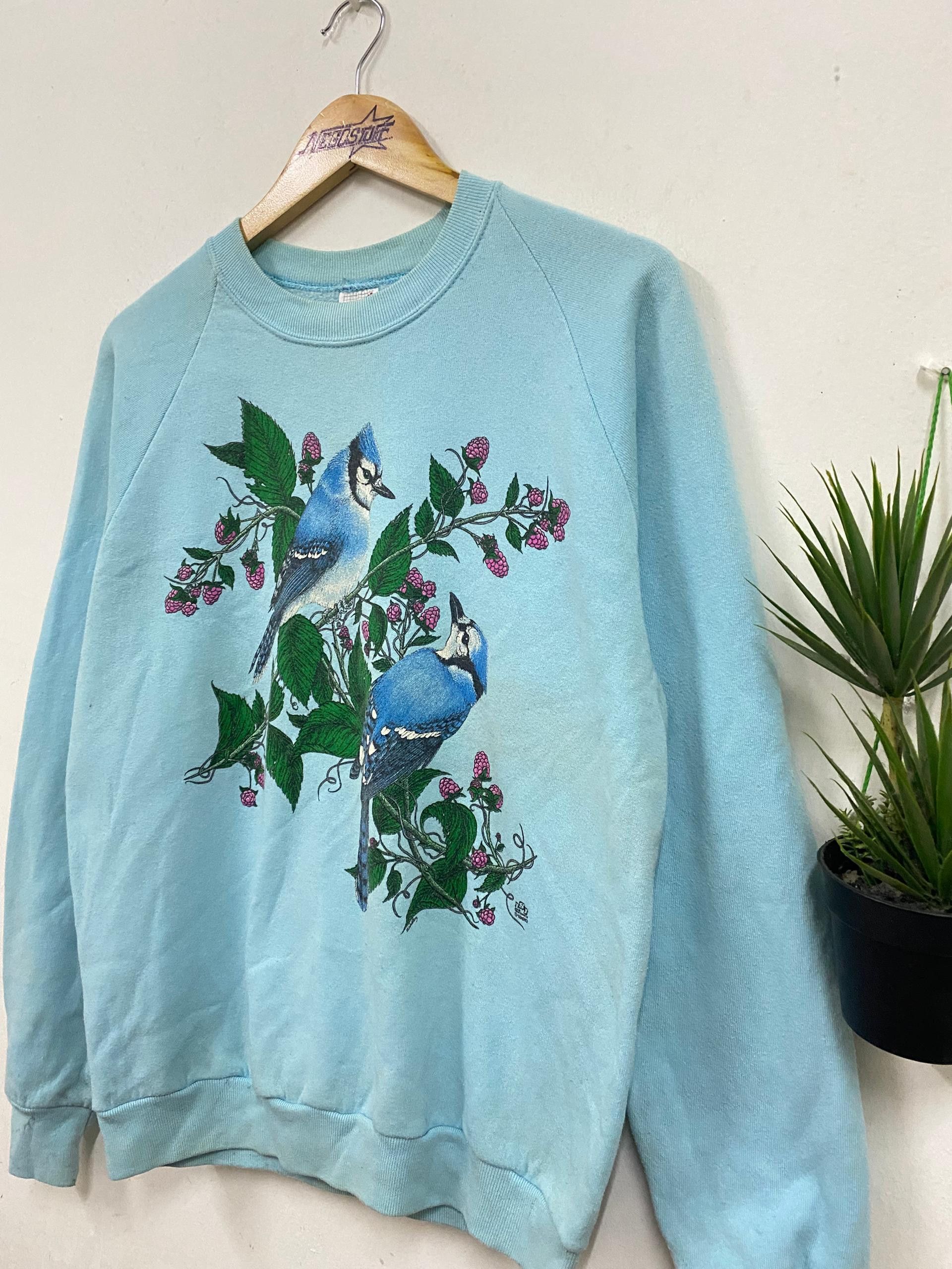 Vintage Vintage 1990 Habitat Hawaii bird sweatshirt by jerzees Size US M / EU 48-50 / 2 - 4 Thumbnail