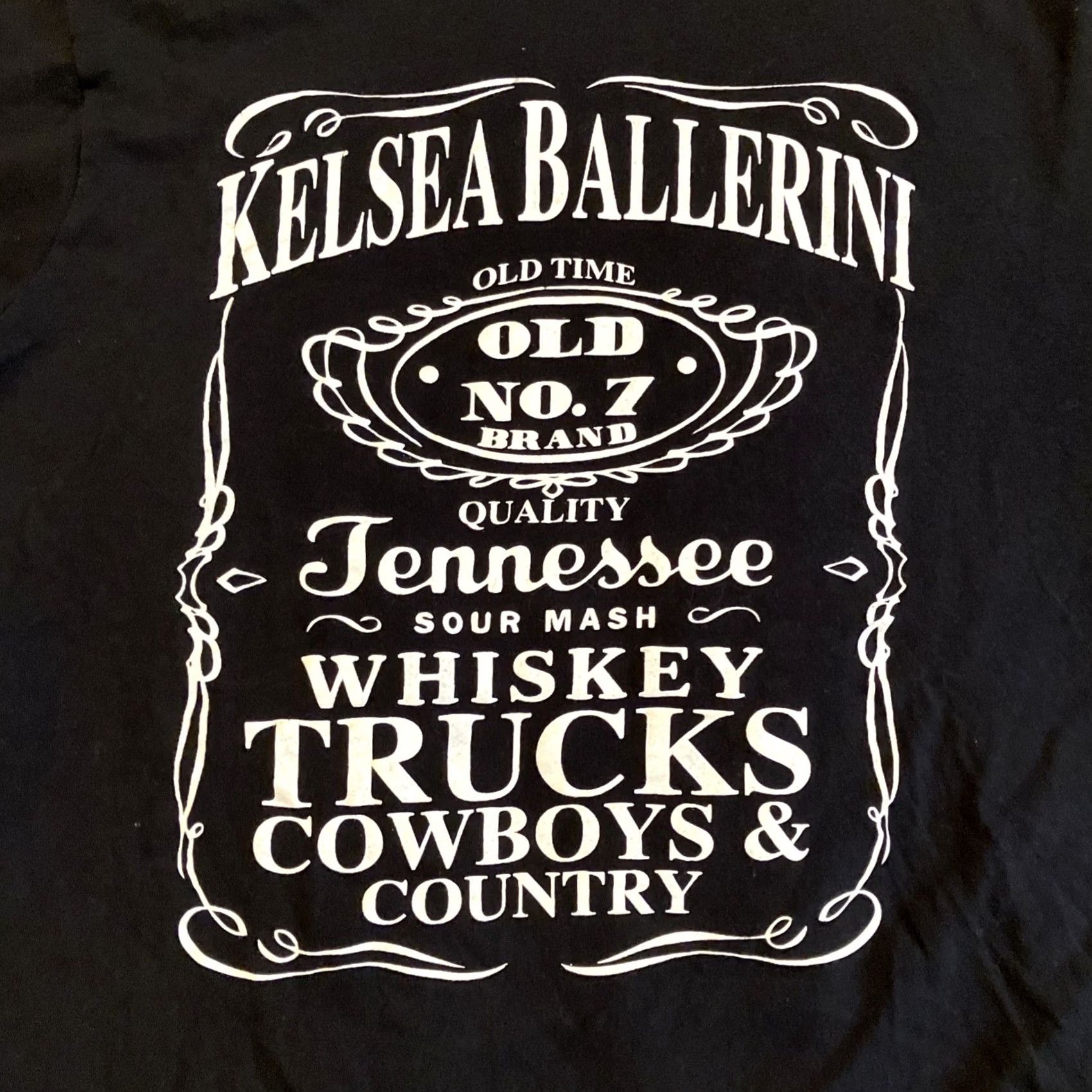 Vintage Kelsea Ballerini Tennessee Whiskey IF IT AINT KELSEA, IT AINT MUSIC T SHIRT L Shirt Men Black Cotton Crew Neck Short Sleeve Graphic Print L Mens Size US L / EU 52-54 / 3 - 2 Thumbnail
