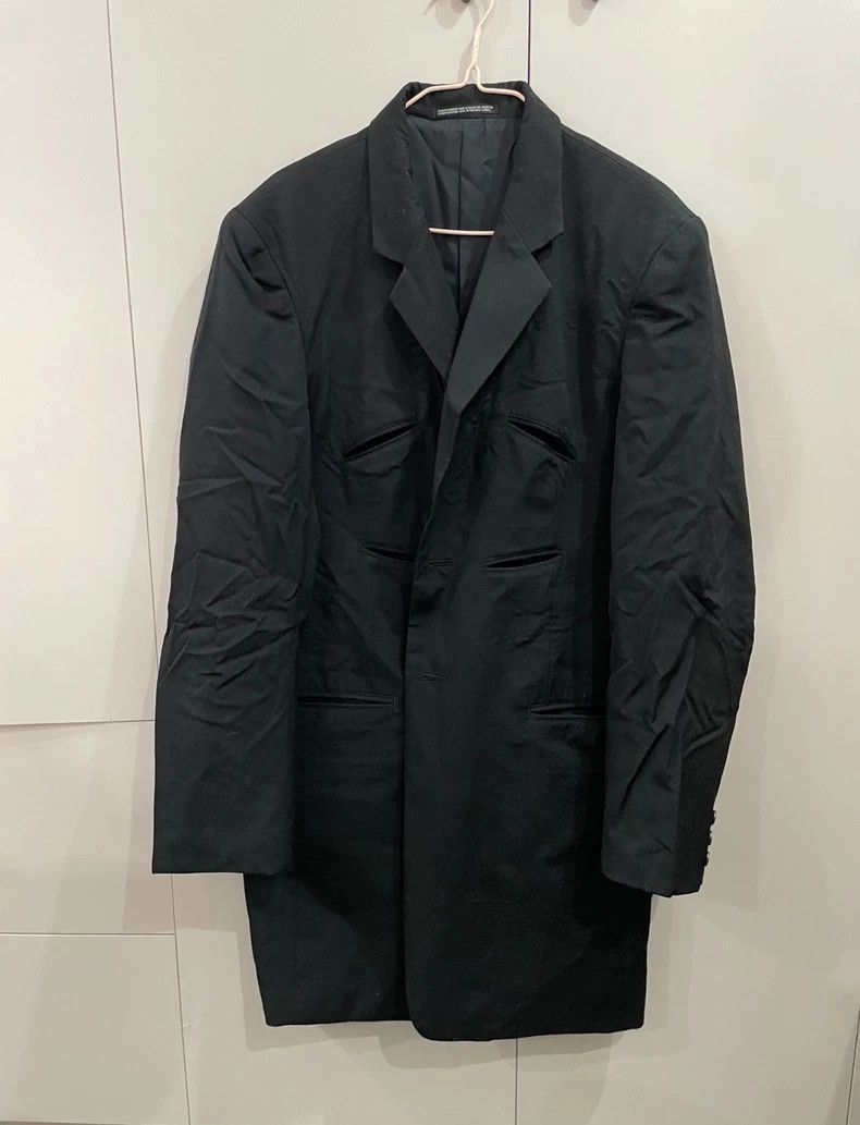 Yohji Yamamoto Yohji Yamamoto 06aw Baroque hollowed-out wound long jacket- Size US M / EU 48-50 / 2 - 1 Thumbnail