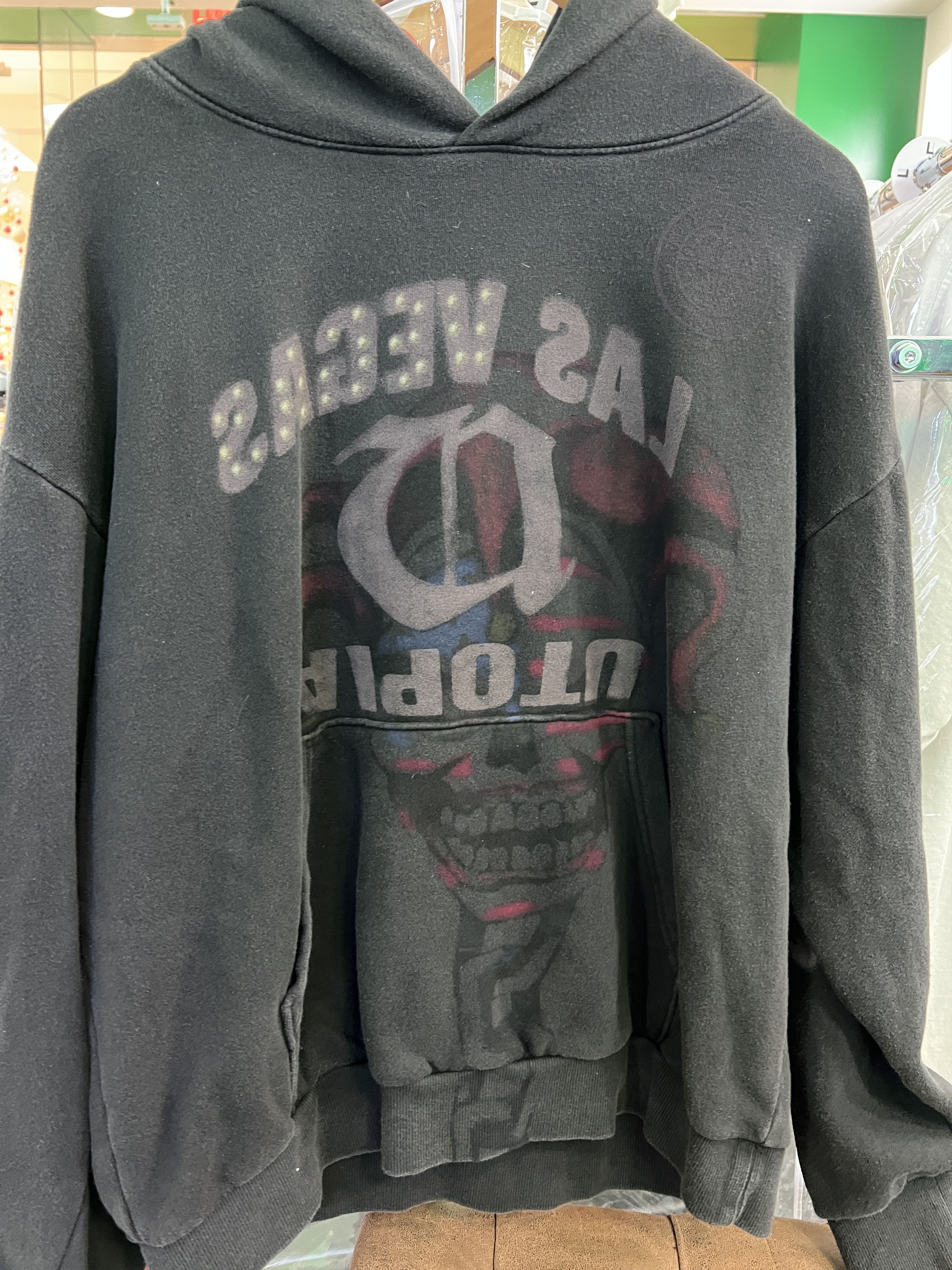 Travis Scott★Utopia My Eyes ジップアップフーディー 送関込 Travis Scott Utopia My Eyes Zip Hoodie Black Men's - FW24 - US