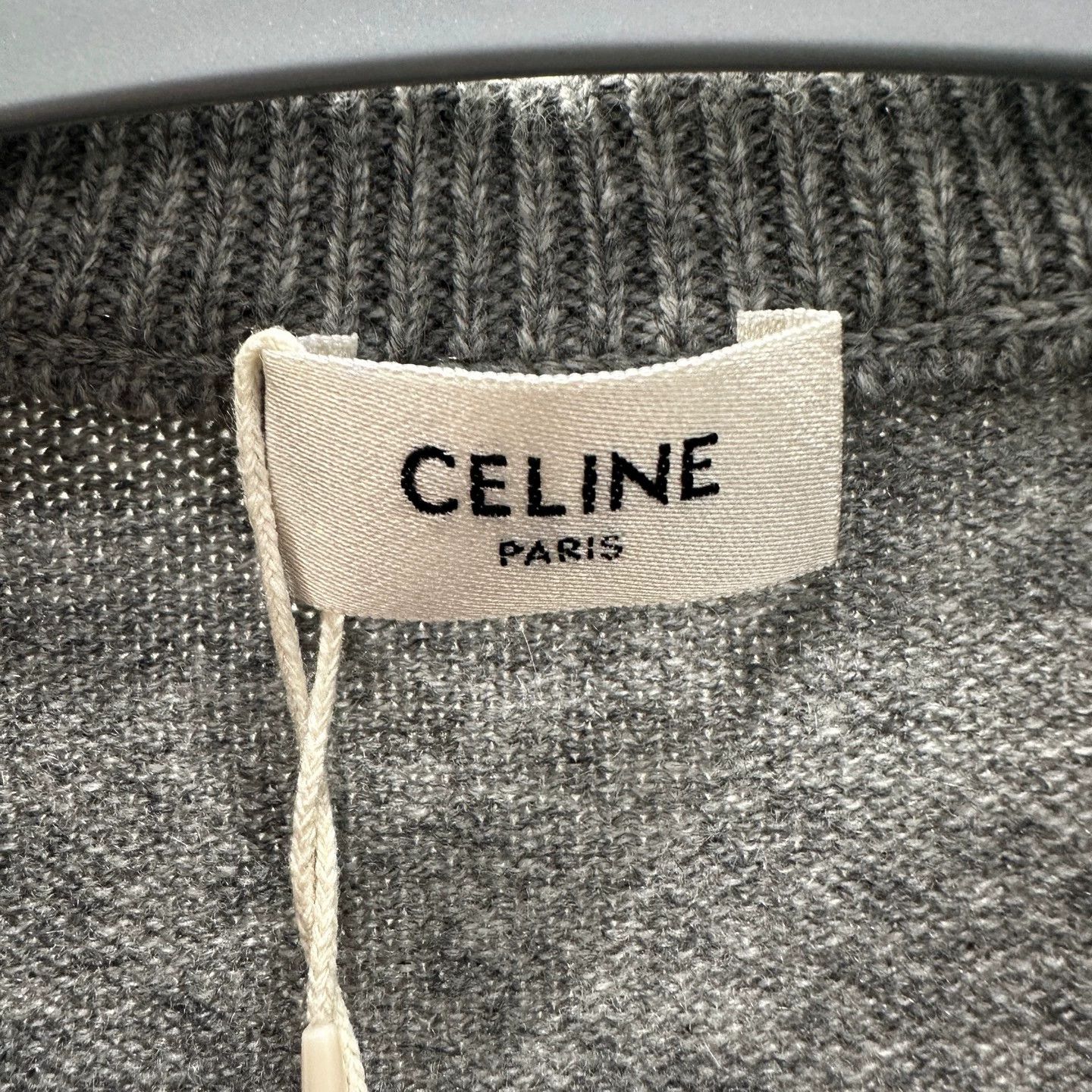 Celine Celine crystal-collar Triomphe-embroidered cardigan L Size L / US 10 / IT 46 - 3 Thumbnail