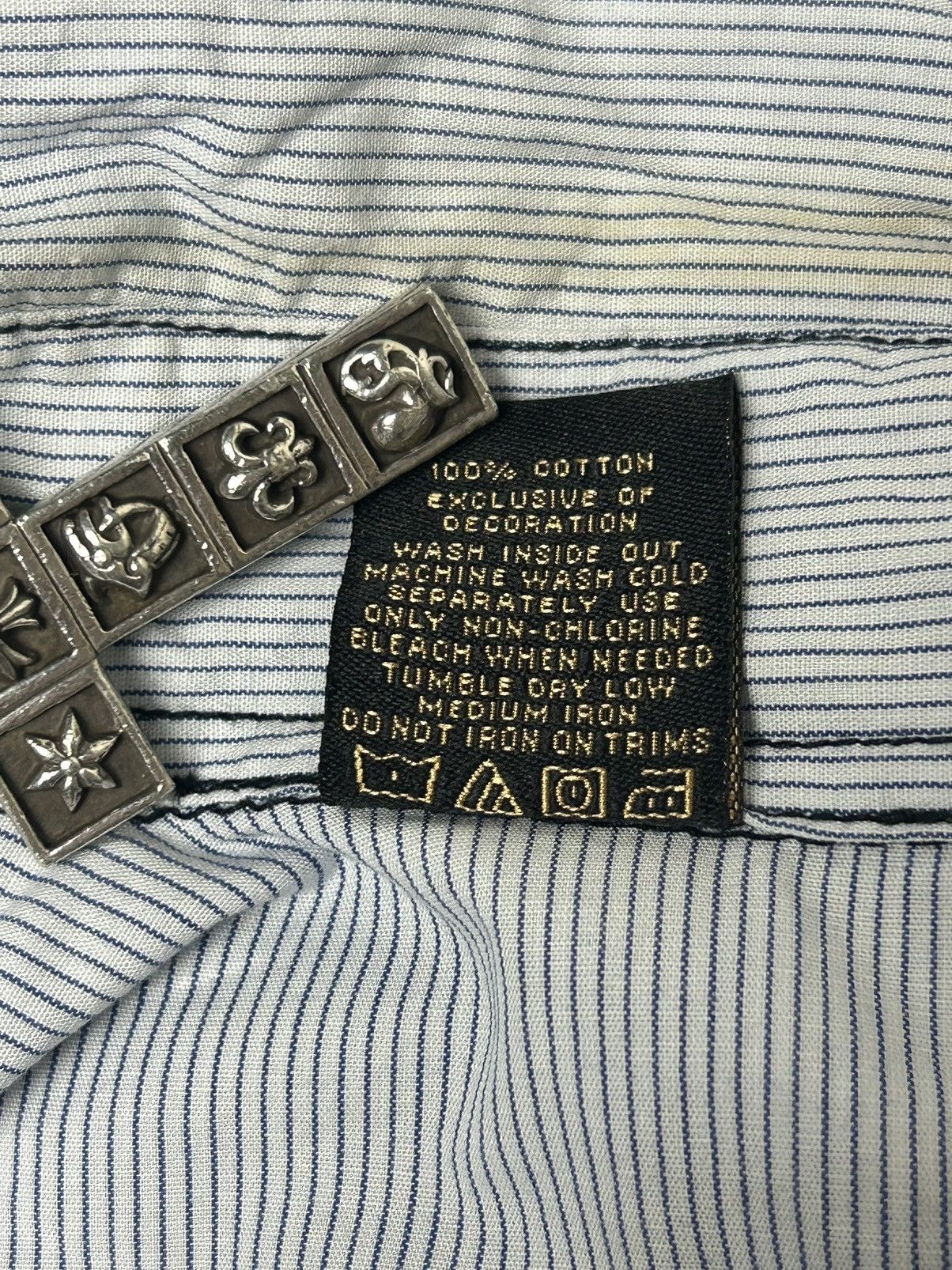 14th Addiction Brad Butter Embroidered Button Up Size US L / EU 52-54 / 3 - 14 Thumbnail