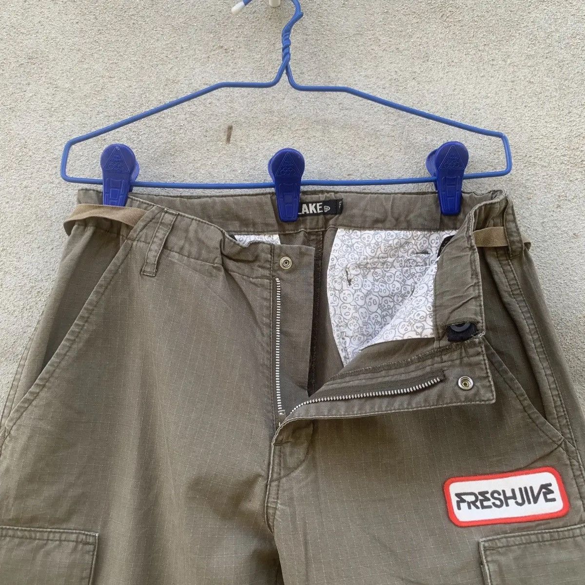 Freshjive GRAILS‼️FRESHJIVE FLARE BOOTCUT JAPANESE RIPSTOP CARGO PANTS Size US 29 - 9 Thumbnail
