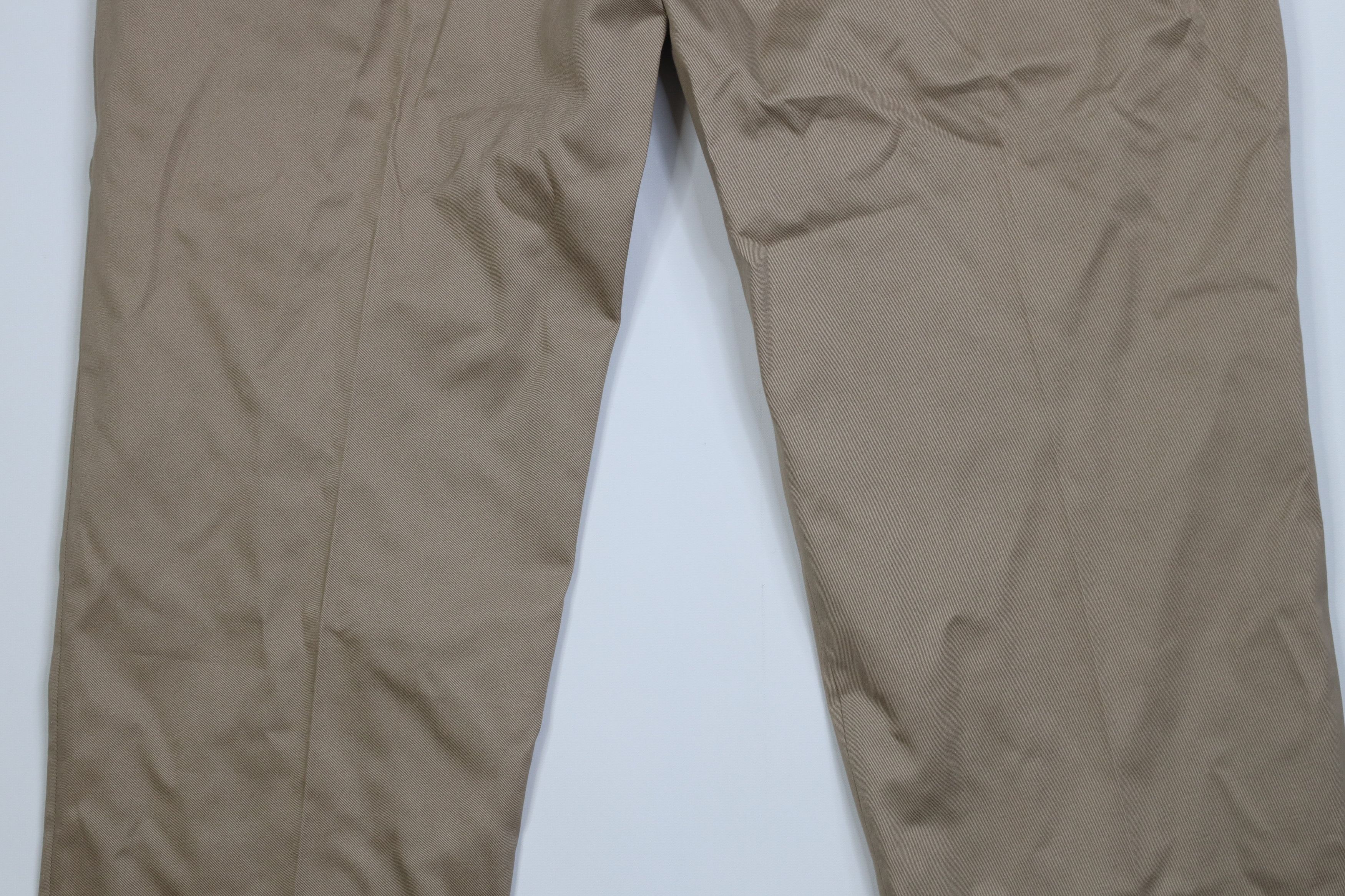 Lands' End Deadstock Vintage Y2K Lands End Wide Leg Chino Pants Beige Size US 38 / EU 54 - 10 Thumbnail