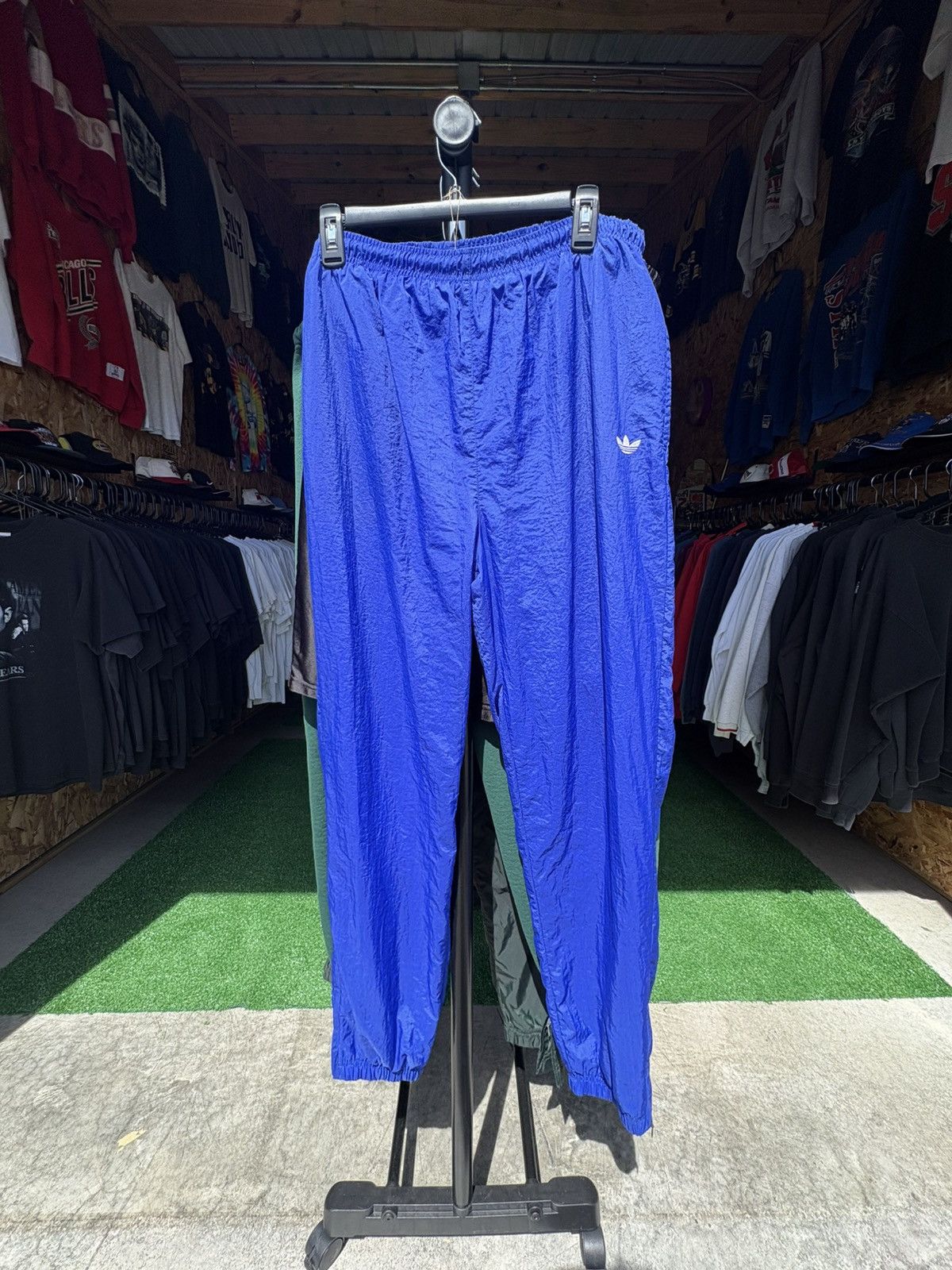 Adidas × Vintage Vintage 1990s Adidas Track Pants Size US 35 - 1 Thumbnail