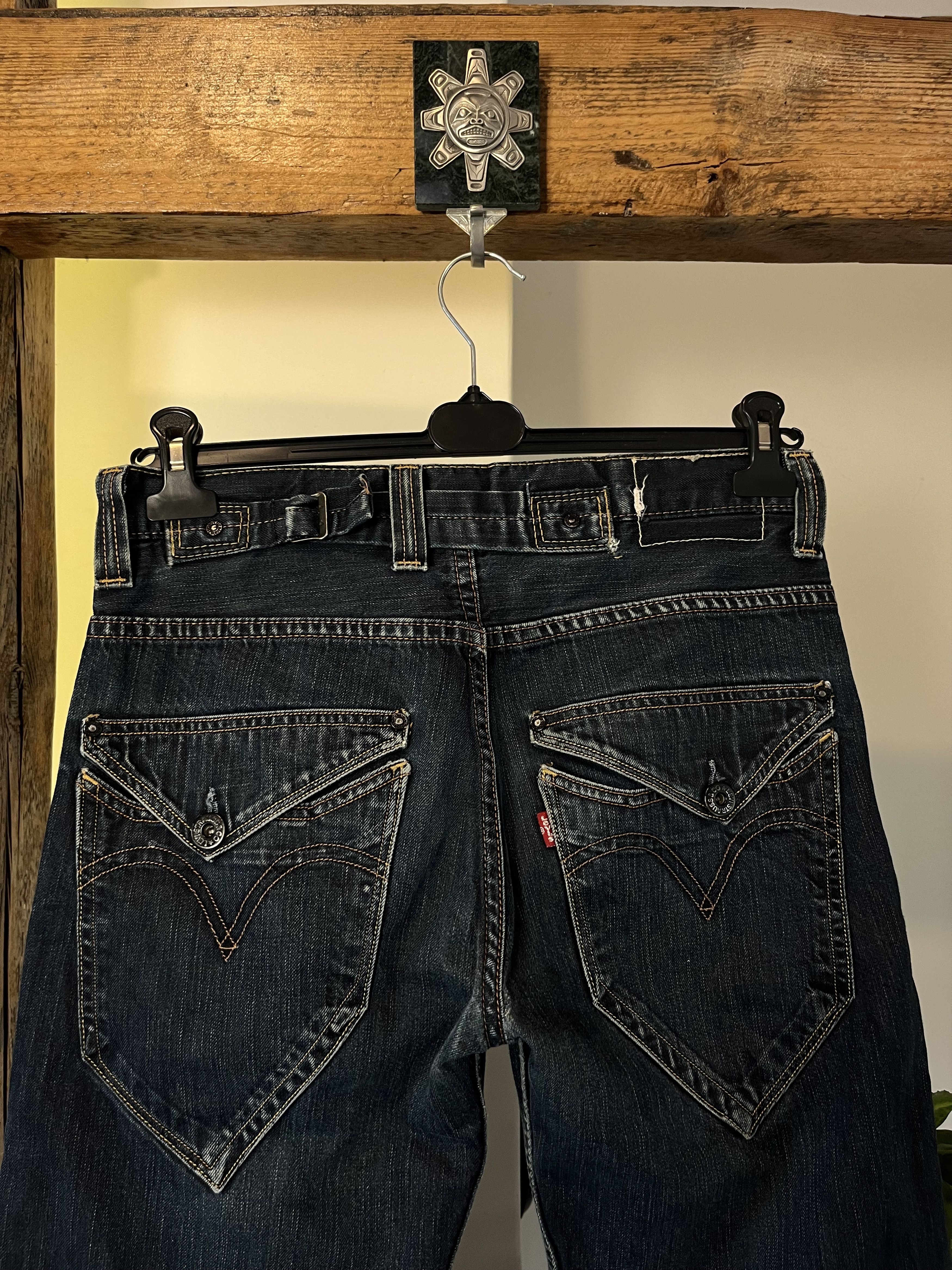 Jean × Levi's × Vintage Vintage Levi’s 503 Distressed Blue Faded Washed Jeans Denim Size US 31 - 6 Thumbnail