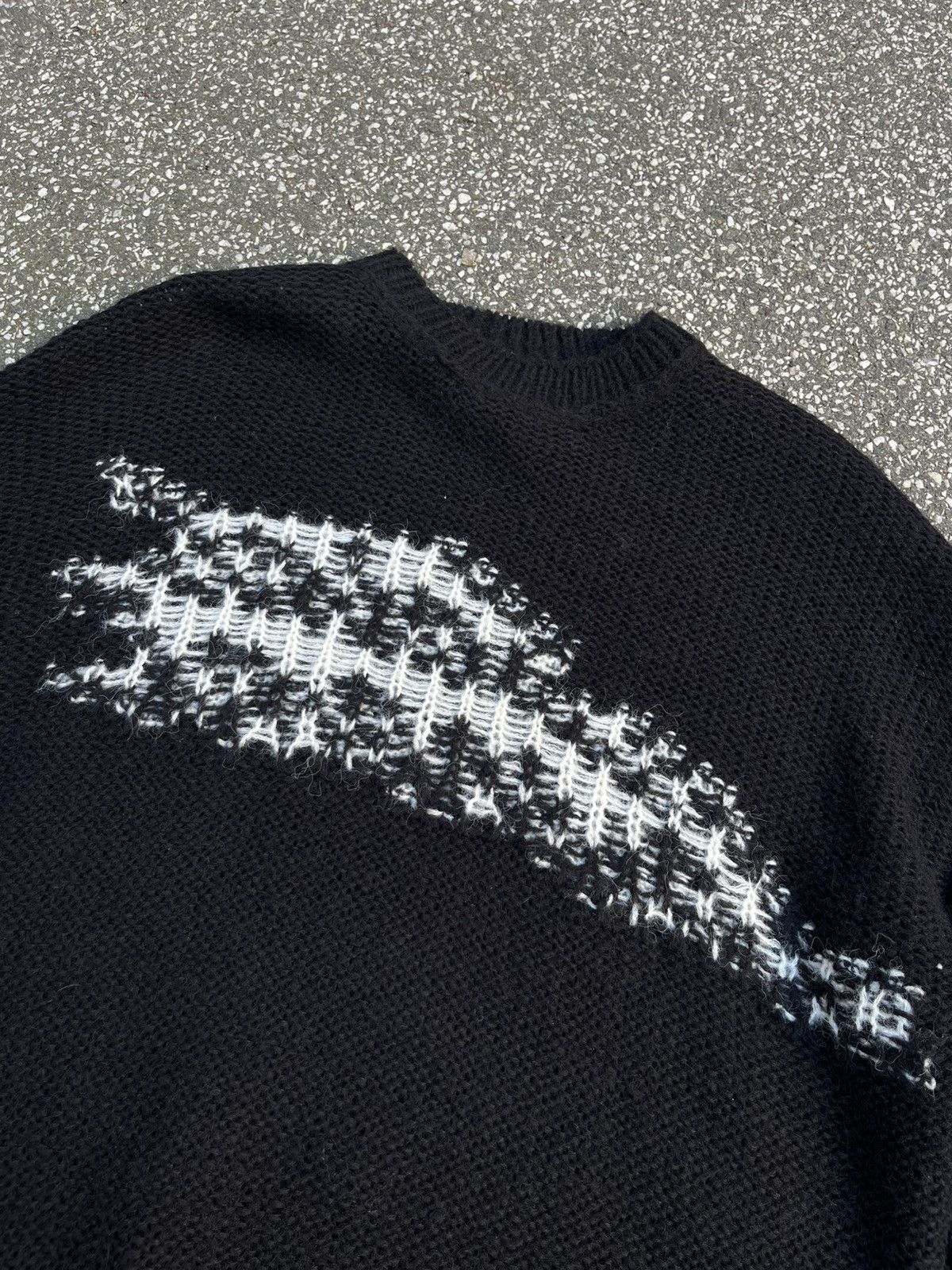 Saint Laurent Paris Saint Laurent Mohair Knit Sweater Black M Size US M / EU 48-50 / 2 - 12 Thumbnail