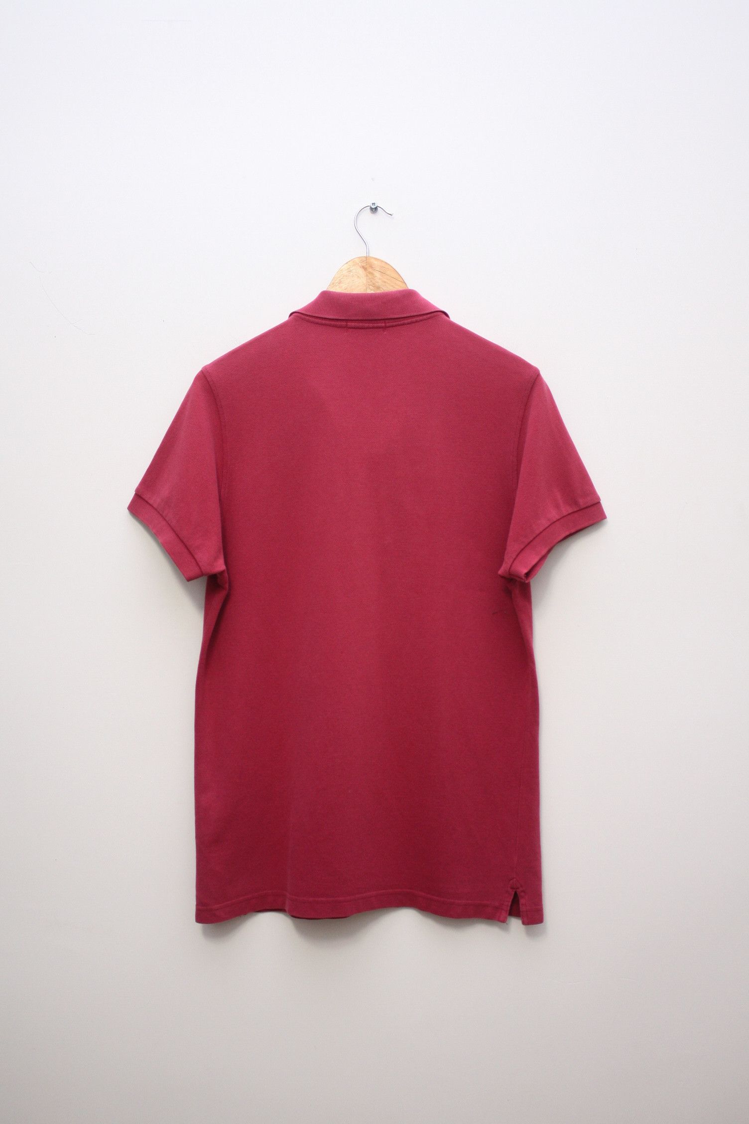 Burberry Burberry Nova Check Crimson Red Polo Men's M Size US M / EU 48-50 / 2 - 4 Thumbnail