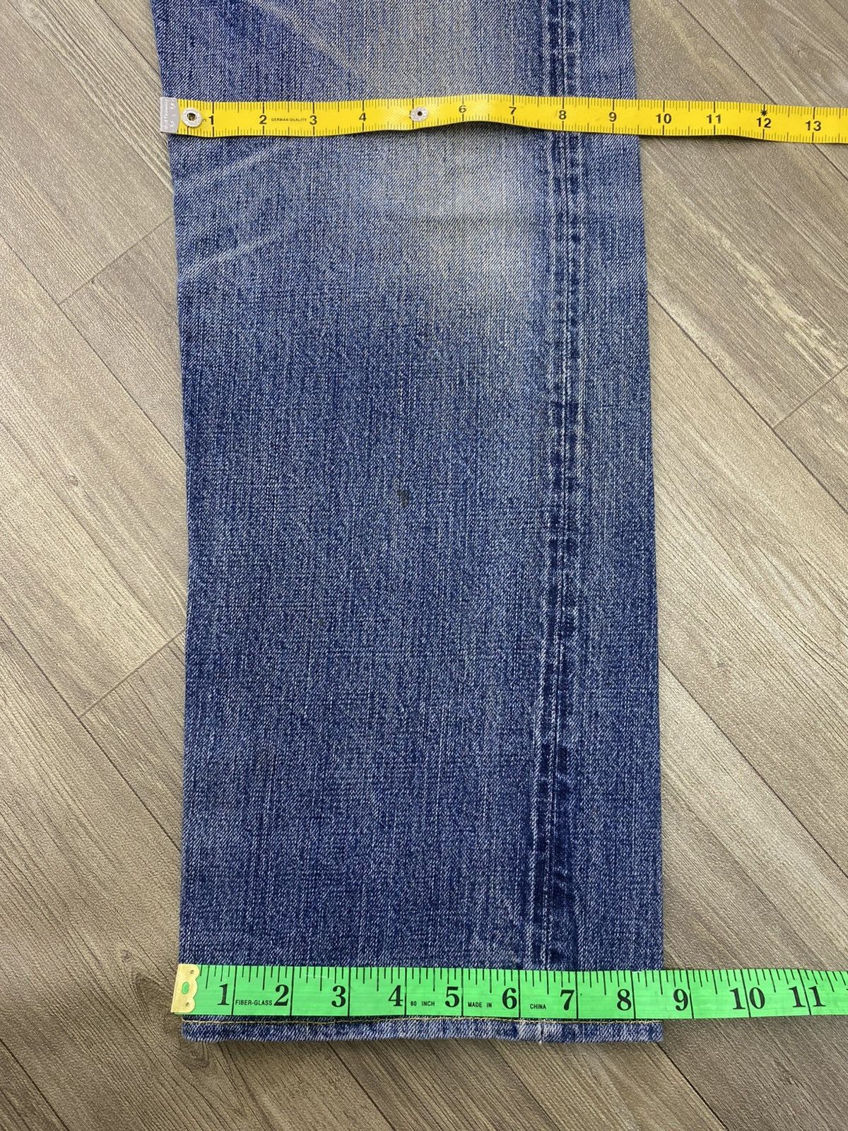 Sugar Cane 🇯🇵Vintage Sugar Cane Japan Distressed Faded Selvedge Jeans Size US 30 / EU 46 - 22 Thumbnail