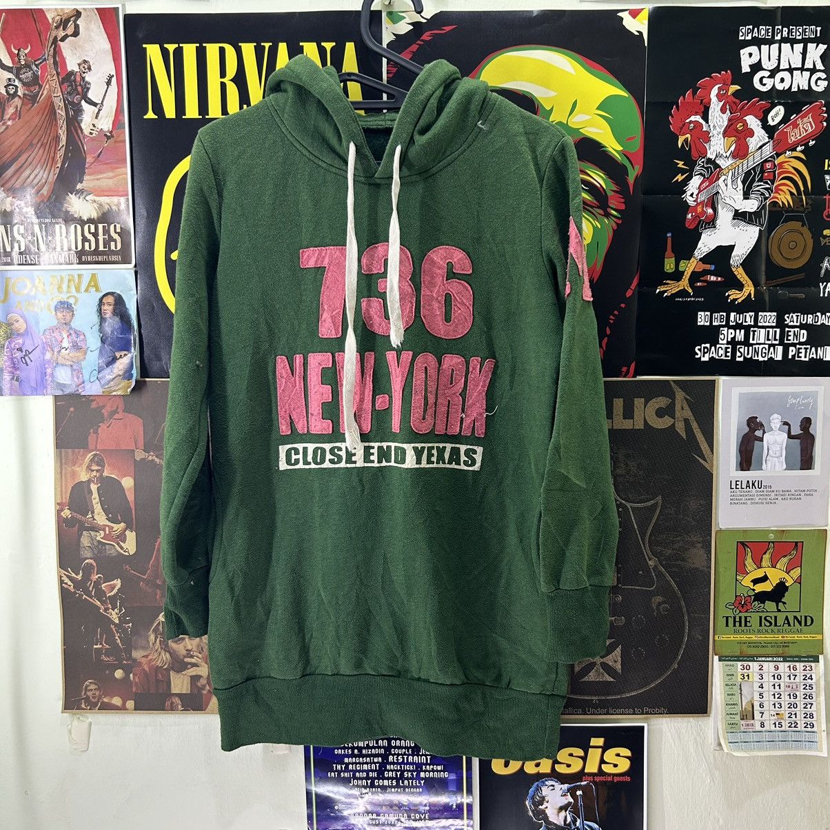 Designer Vintage 736 New York Rugby Hoodie Size US S / EU 44-46 / 1 - 1 Thumbnail