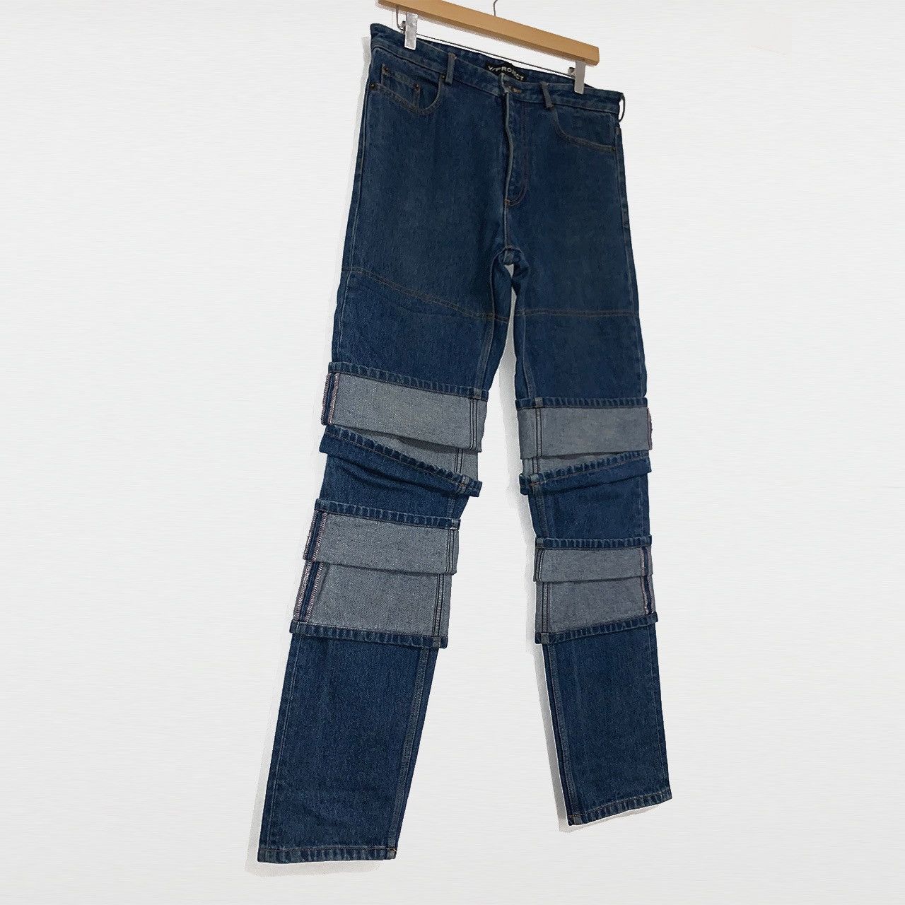 Y/Project Y/Project Multi-Cuff Layered Jeans Size US 30 / EU 46 - 4 Thumbnail