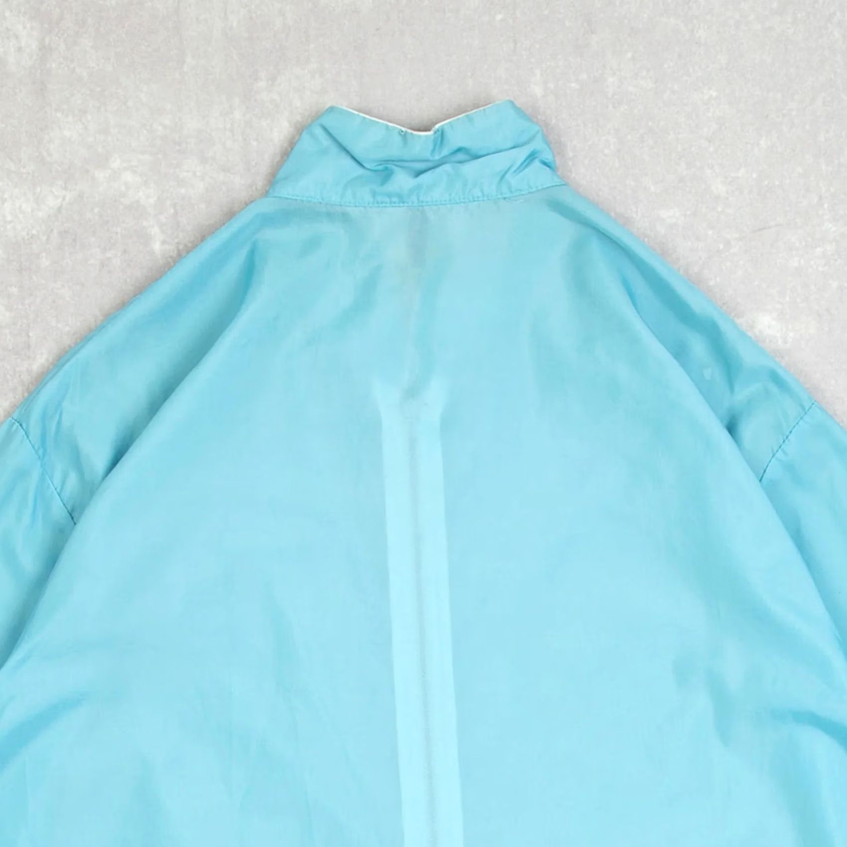 Vintage Vintage Men's 1980s Unbranded Lightweight Full Zip Jacket Blue Medium Size US M / EU 48-50 / 2 - 4 Thumbnail