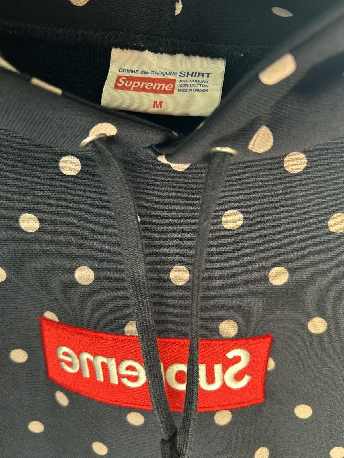 Cdg Box Logo Supreme Comme Des Garcons Legit Check Logo Hoodie 