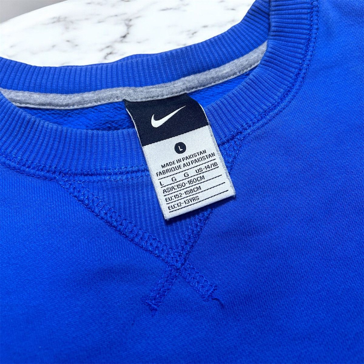 Nike × Vintage Nike Sweater Vintage Size US L / EU 52-54 / 3 - 5 Thumbnail