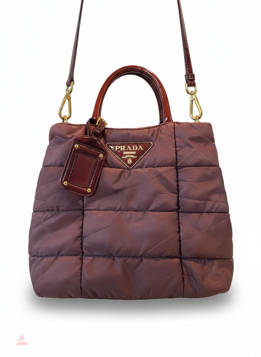 Prada Prada - Quilted Nylon Shoulder Bag Preloved Size ONE SIZE - 1 Thumbnail