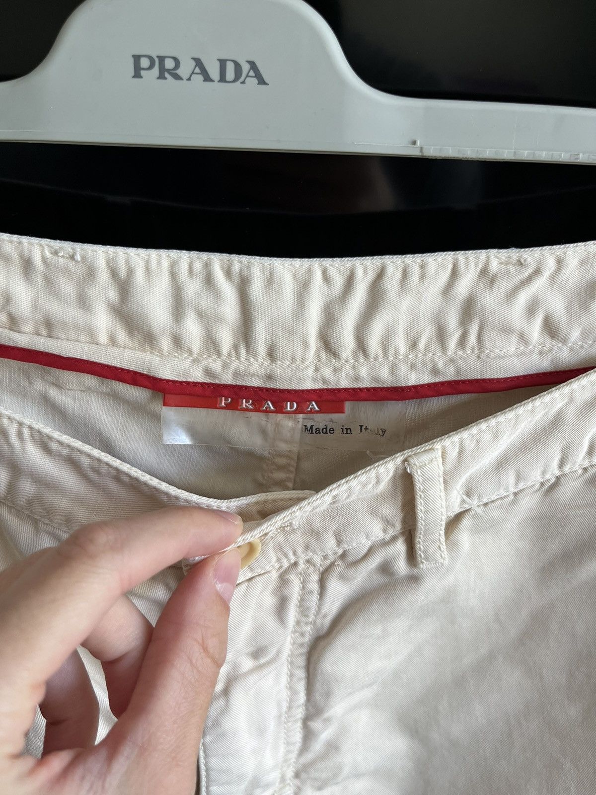 Prada Prada Linen and Cotton casual pant Size US 35 - 3 Thumbnail