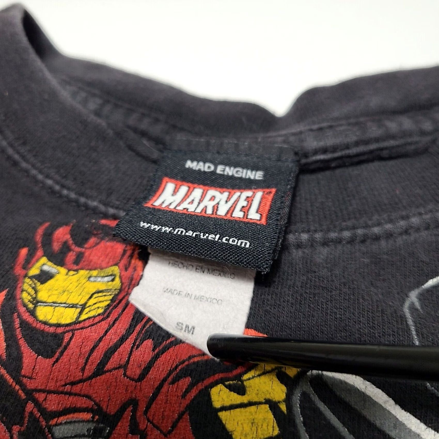 Mad Engine VINTAGE Mad Engine Iron Man Shirt Mens S Black Marvel Comics Tony Stark Y2K Size US S / EU 44-46 / 1 - 4 Thumbnail
