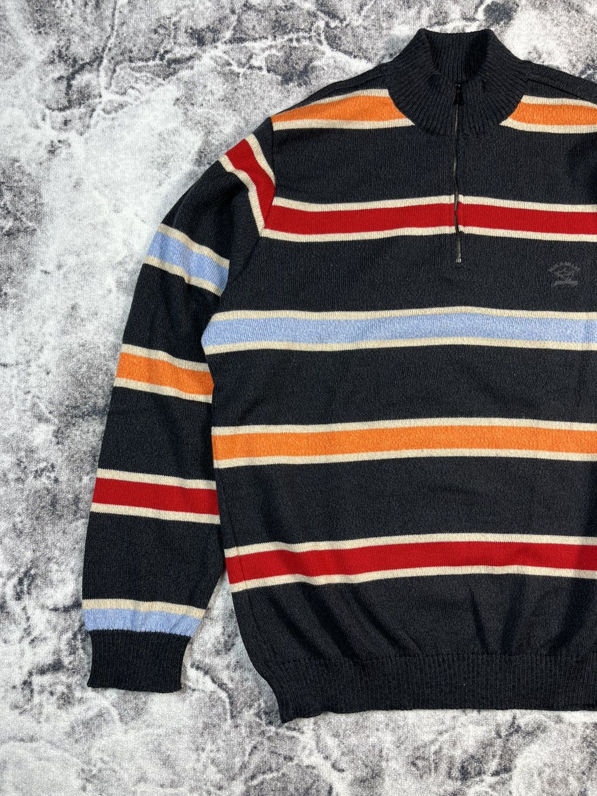 Paul & Shark Paul & Shark Striped Wool Sweater XXL Fits XL Size US XL / EU 56 / 4 - 2 Thumbnail