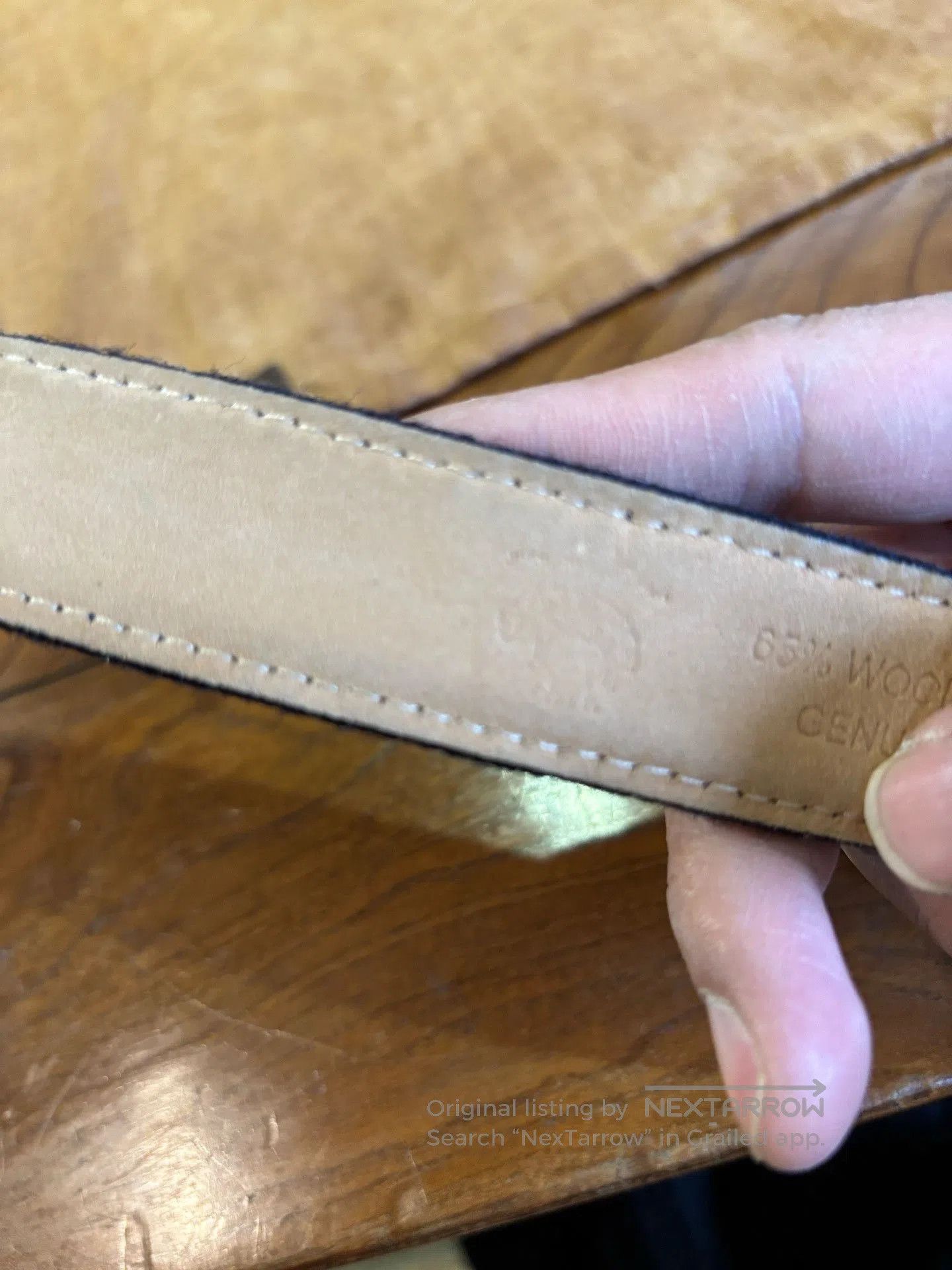 Thom Browne Thom Browne x Brooks Brothers Wool Leather Belt. Size ONE SIZE - 8 Thumbnail