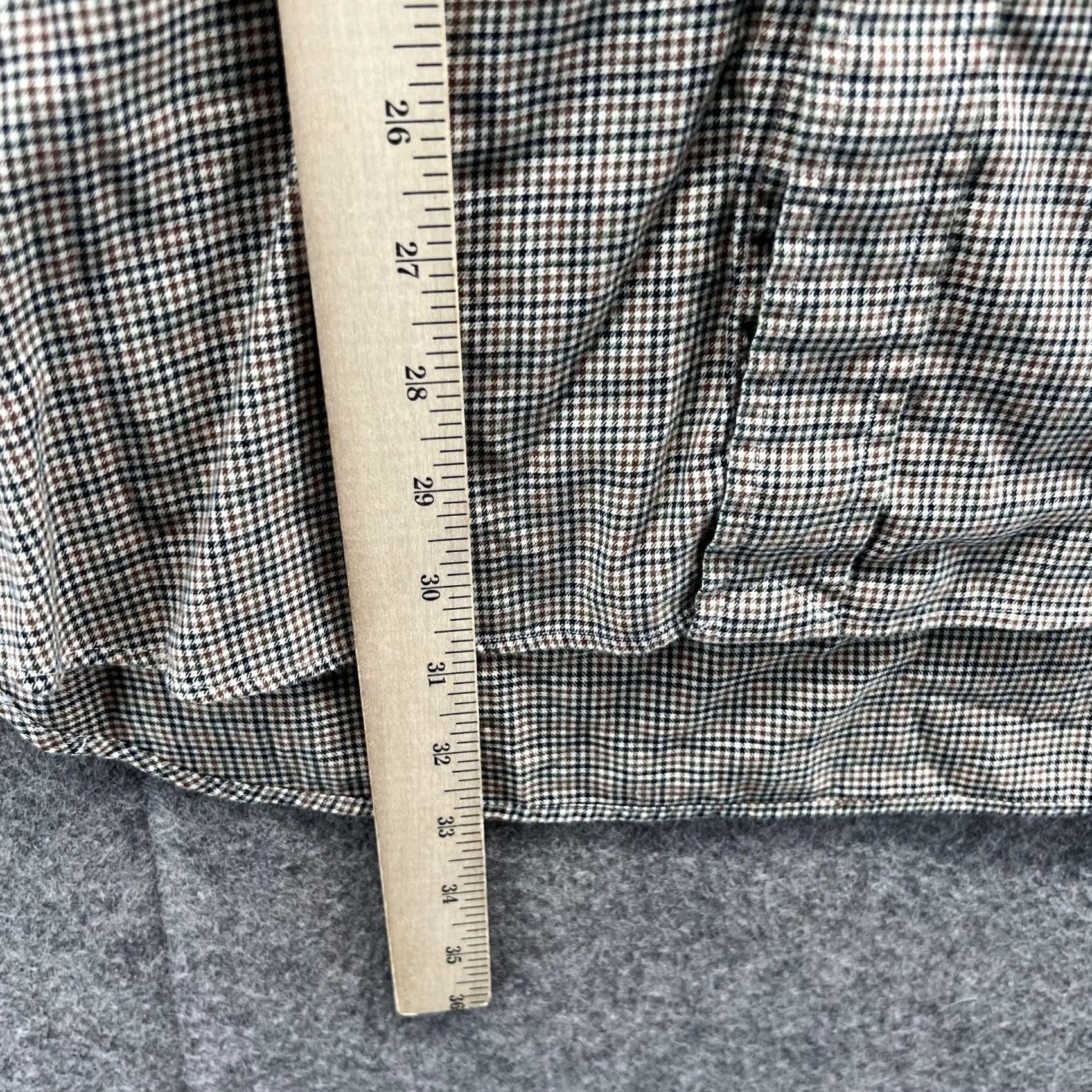 Ralph Lauren Ralph Lauren Shirt Men L Beige Plaid Button-Down Vtg Casual Classic Ch... Size US L / EU 52-54 / 3 - 6 Thumbnail