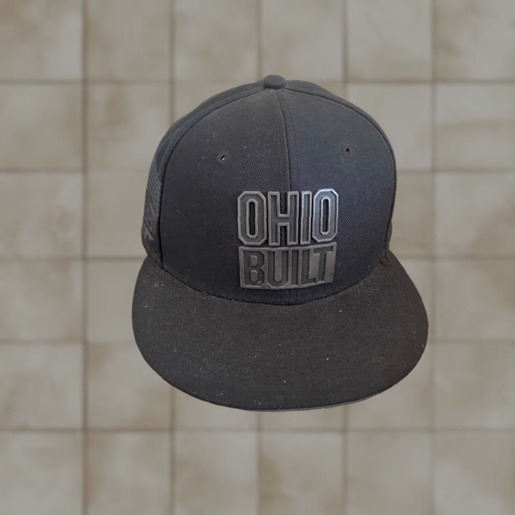 Nike Nike Unisex Ohio Built Black Snapback Cap Hat OSU Football Basketball State Flag Cap Size ONE SIZE - 1 Thumbnail