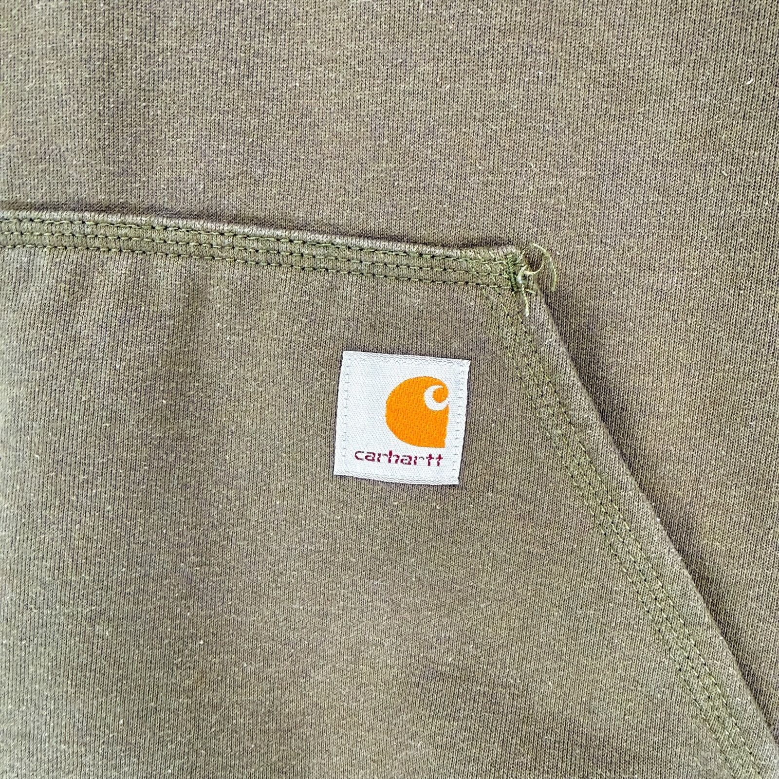 Carhartt Carhartt Midweight Hoodie Olive Green Sweatshirt Loose Fit H Size US M / EU 48-50 / 2 - 3 Thumbnail