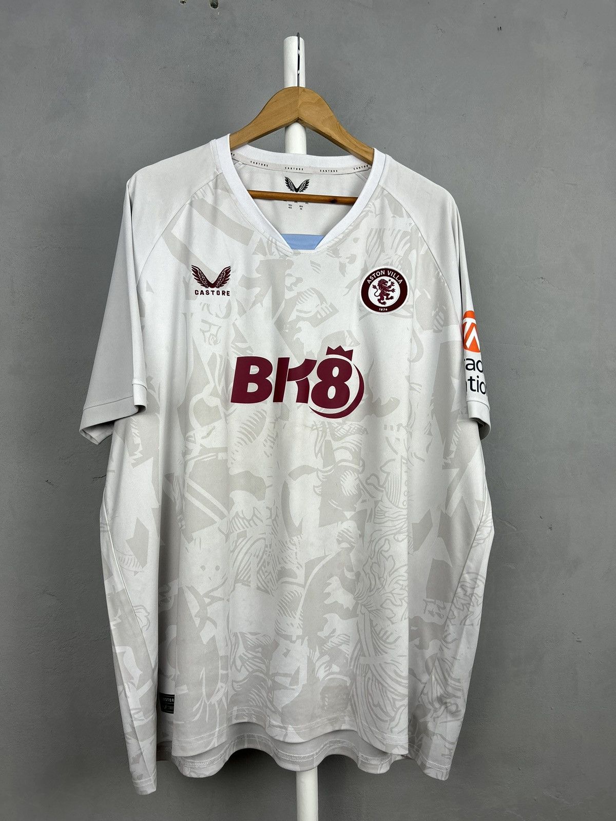 Castore Aston Villa 2023 - 2024 Castore Away Football Shirt Size US XXL / EU 58 / 5 - 2 Thumbnail