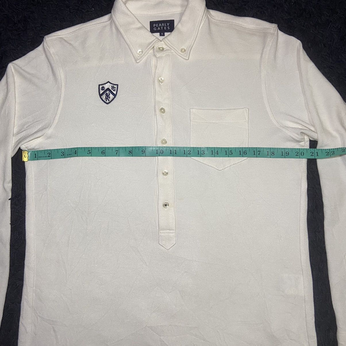 Japanese Brand × Polo Ralph Lauren × Vintage PEARLY GATES LONG SLEEVE POLO Size US M / EU 48-50 / 2 - 2 Thumbnail
