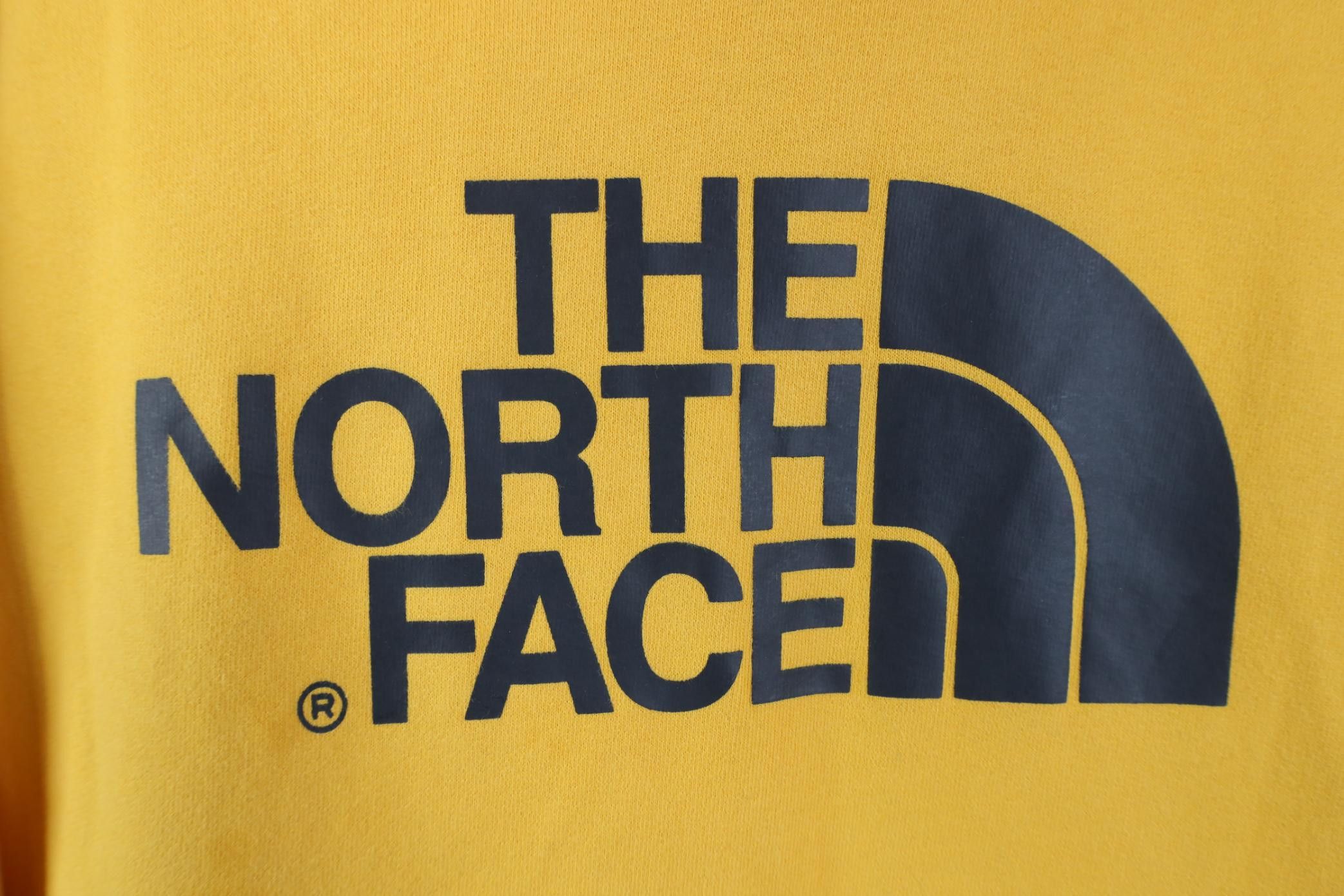 The North Face Vintage Y2K The North Face Big Logo Hoodie Sweatshirt Yellow Size US XL / EU 56 / 4 - 4 Thumbnail