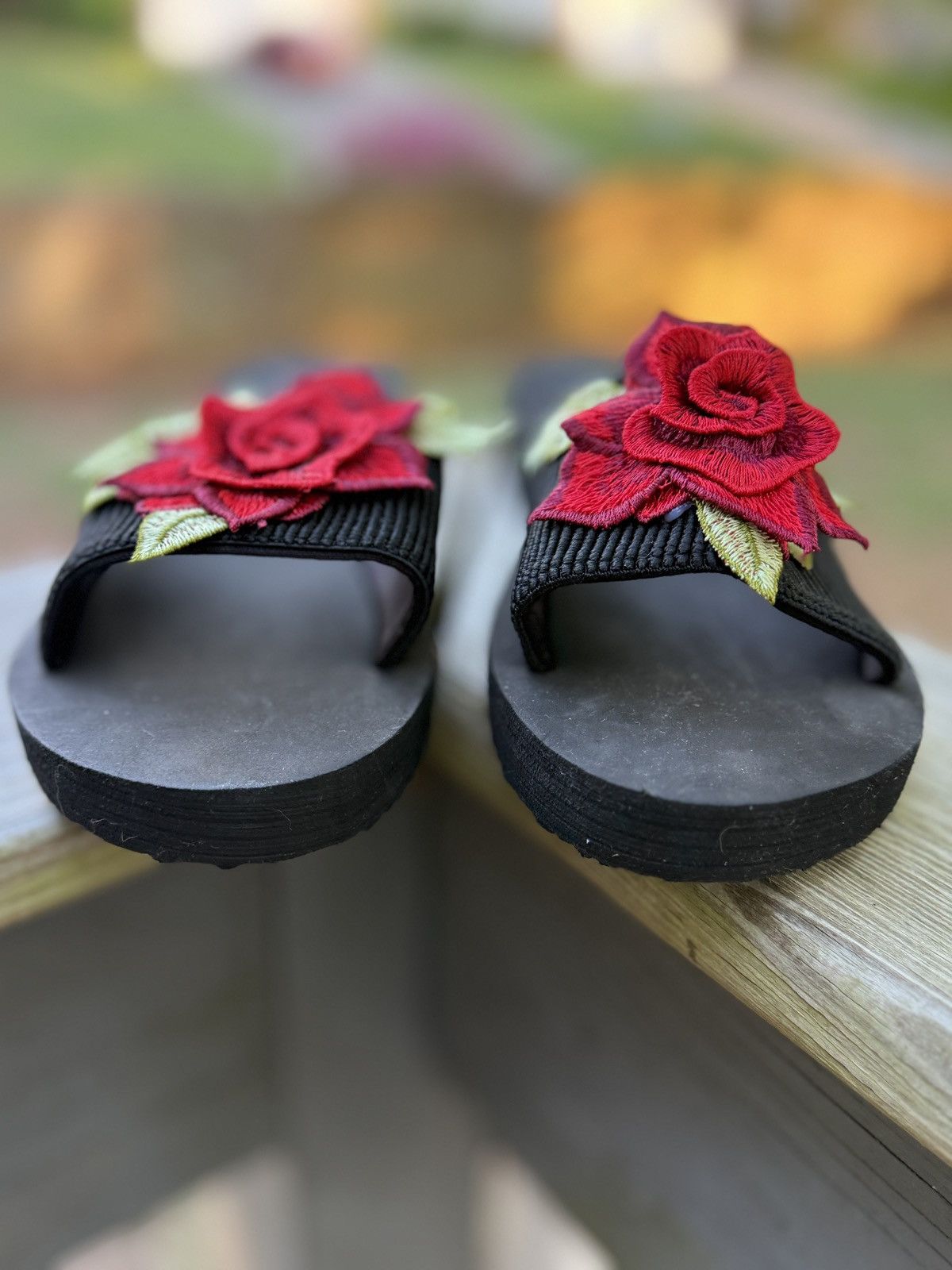 Other Embroidered Rose Patch Sandals Size US 8.5 / IT 38.5 - 2 Thumbnail