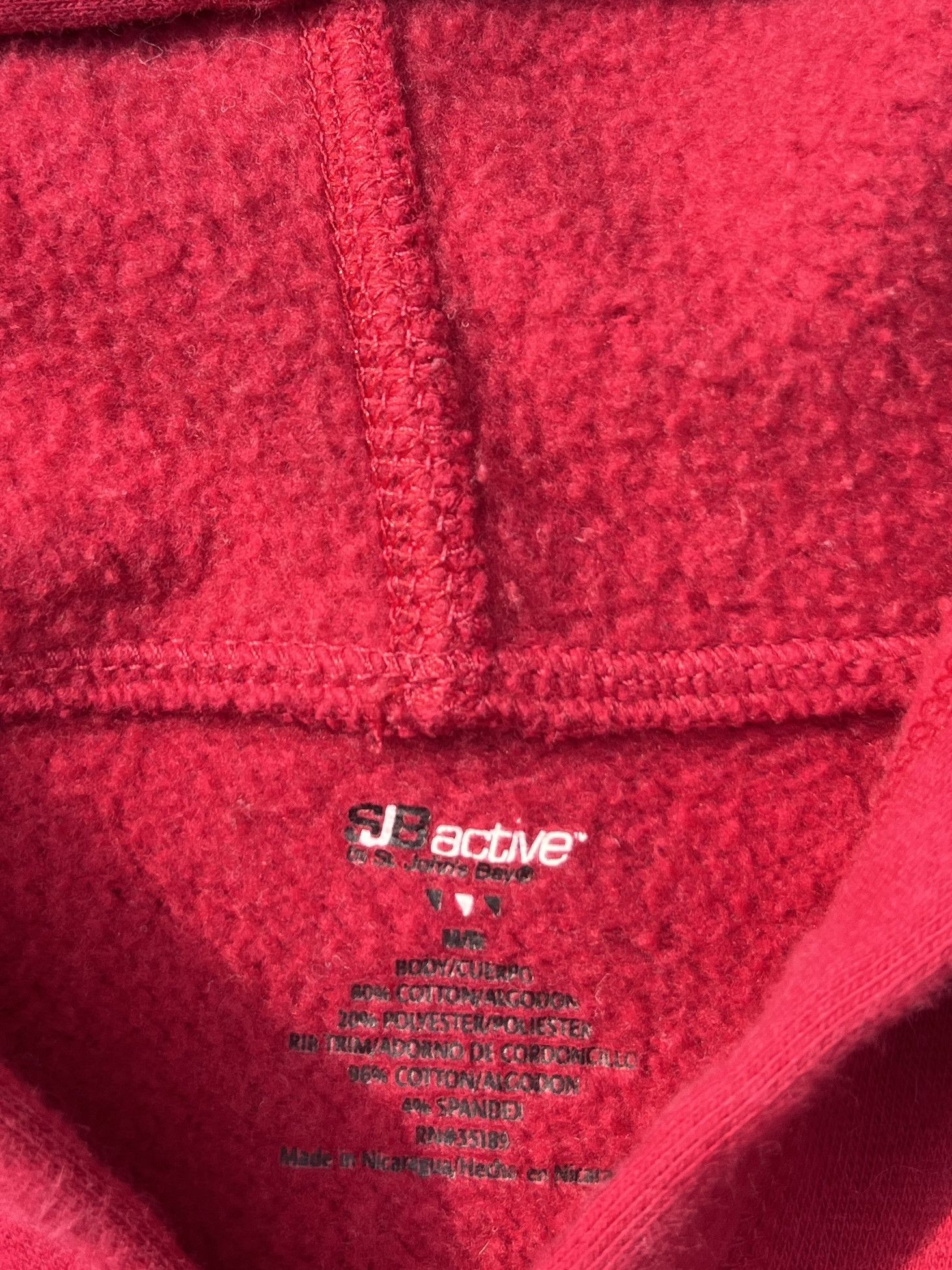 Vintage Blank Y2k Zip Up Red Hoodie Size US M / EU 48-50 / 2 - 4 Thumbnail