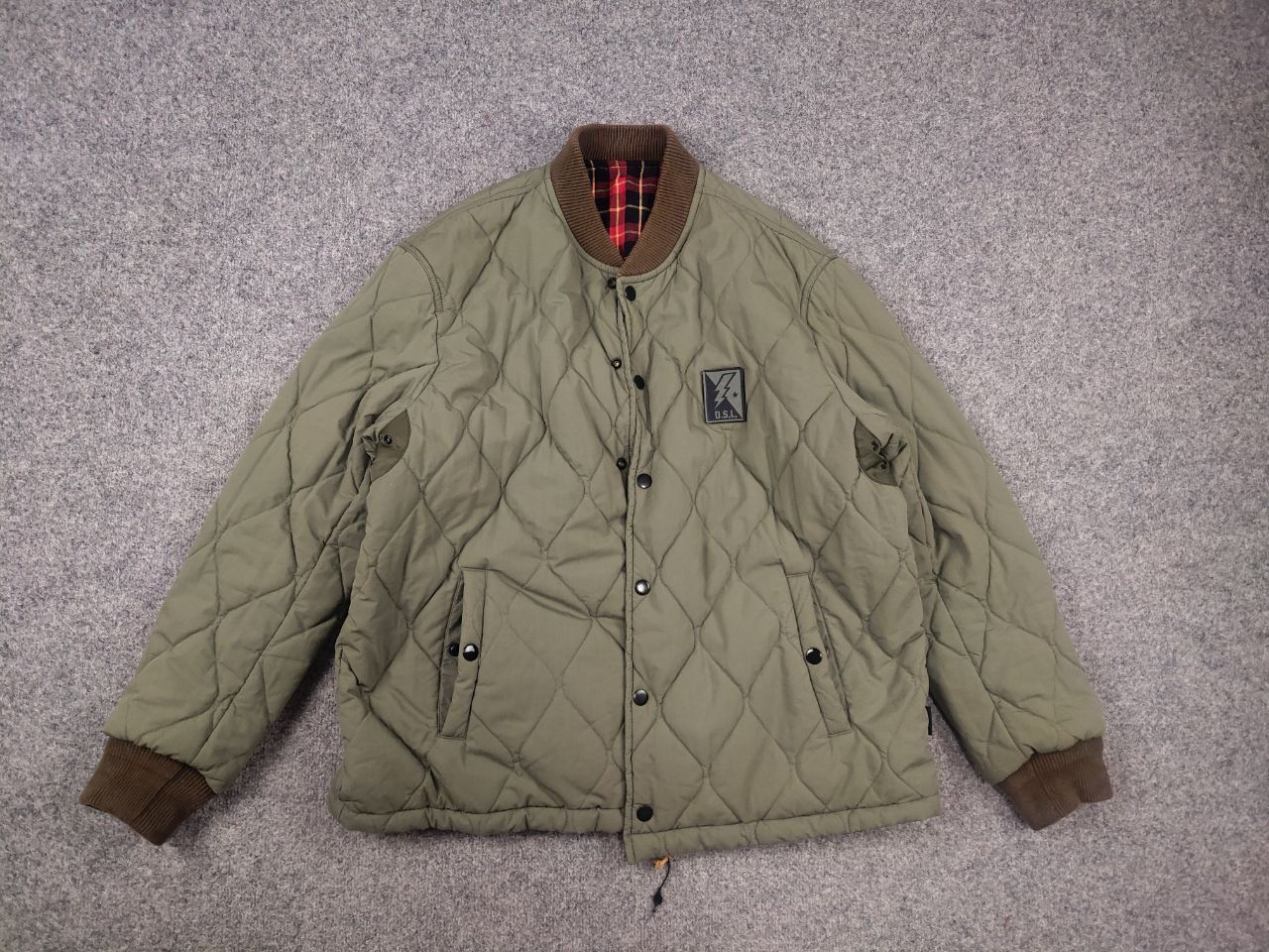 Diesel Diesel Reversible Quilted military Cordura Bomber Jacket Size US XL / EU 56 / 4 - 6 Thumbnail