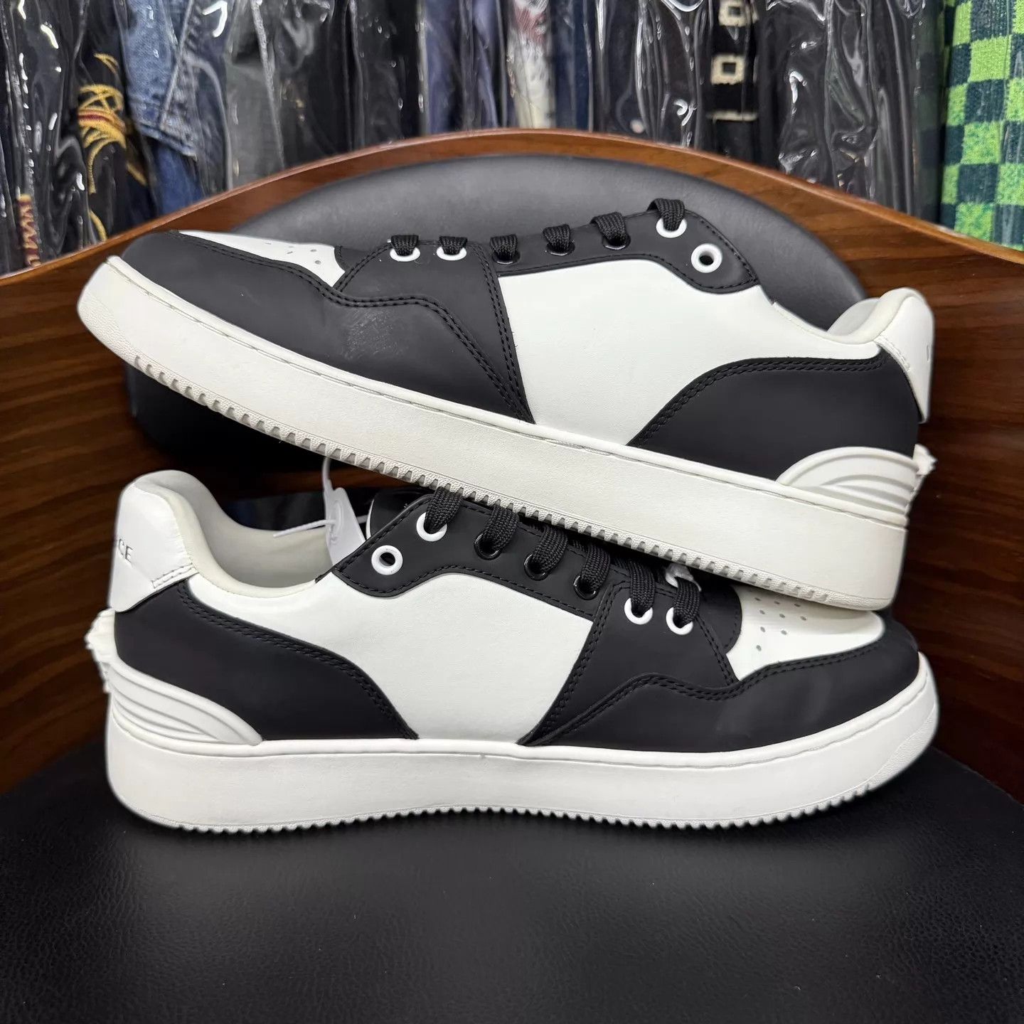 Versace Versace Medusa Thicksole Sneaker 43 Panda 98 New Size US 10 / EU 43 - 7 Thumbnail