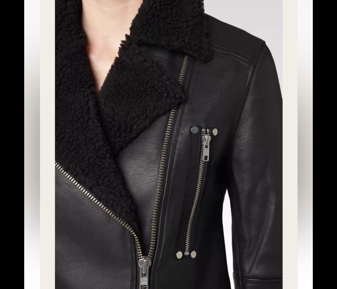 Paige PAIGE Rooney Black Leather Moto Jacket *S *NWT Size S / US 4 / IT 40 - 5 Thumbnail