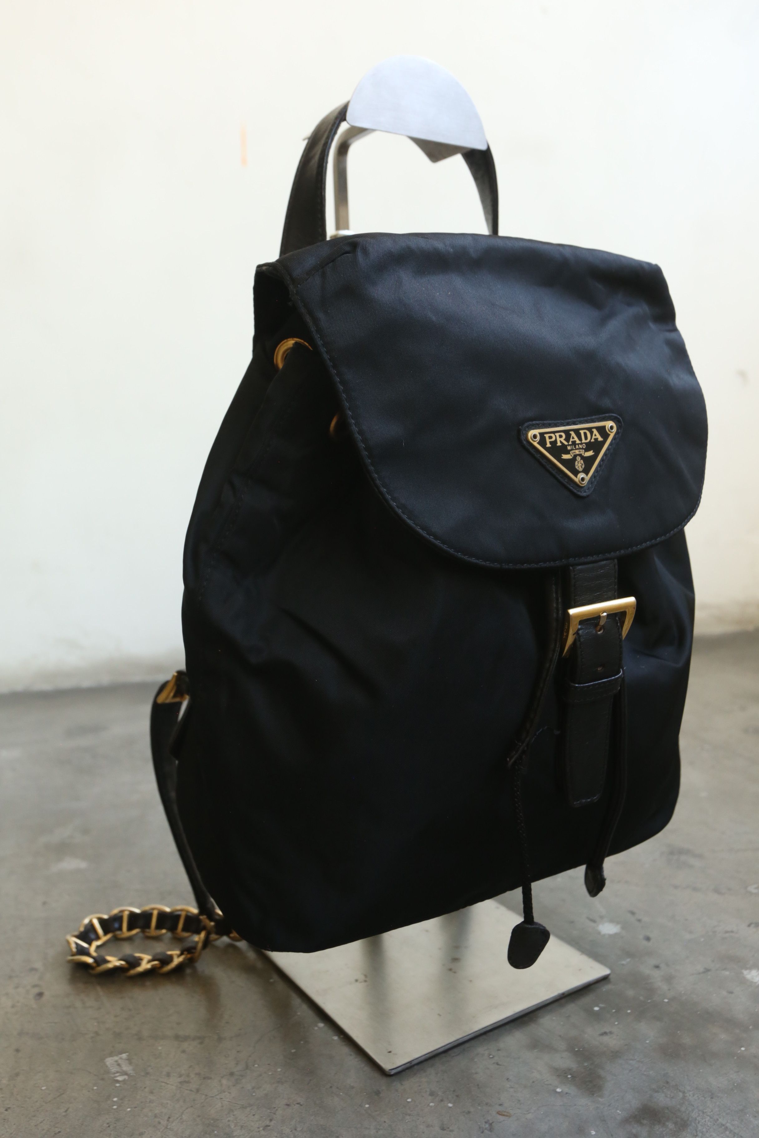 Prada × Vintage Prada Art.4 VA 056 Black/Red Logo Utility Fanny