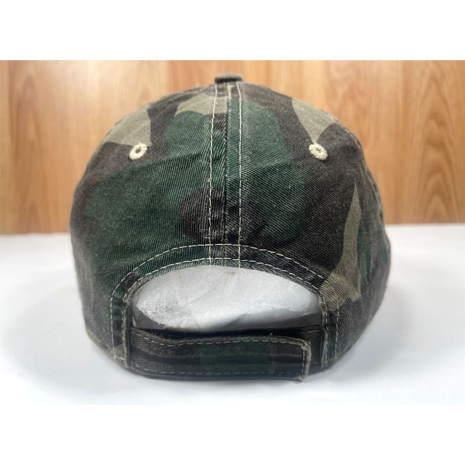 Vintage Infinity Blank Adult Adjustable StrapBack Baseball Hat Cap Camouflage Size ONE SIZE - 5 Thumbnail