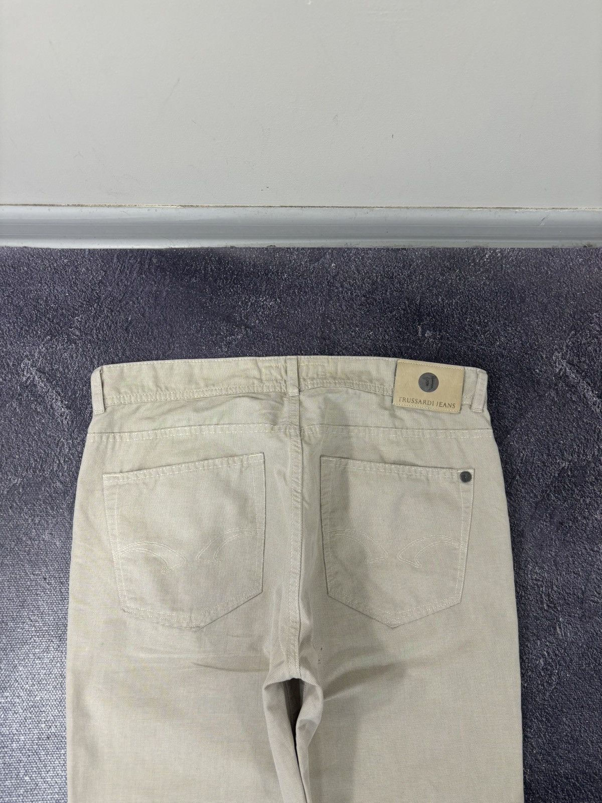 Trussardi × Vintage Vintage Trussardi Men’s Slim Straight Fit Luxury Pants Jeans Size US 33 - 11 Thumbnail