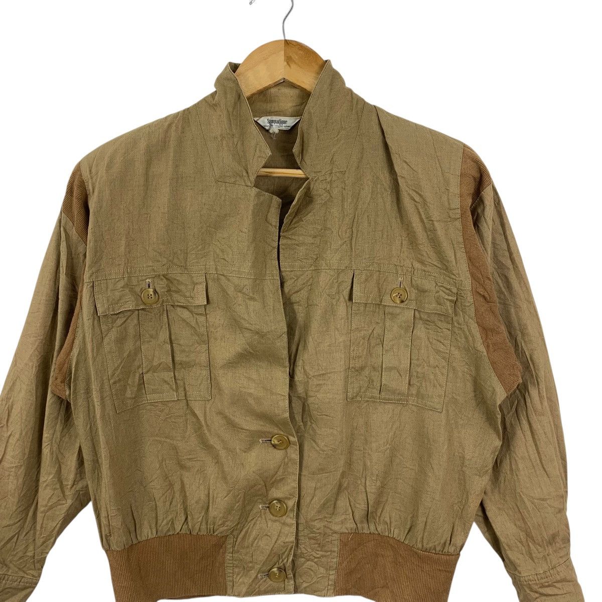 Vintage Vintage 70s STADIO ARIMOTO JAPAN Sympatique Bomber Jacket Size M / US 6-8 / IT 42-44 - 6 Thumbnail
