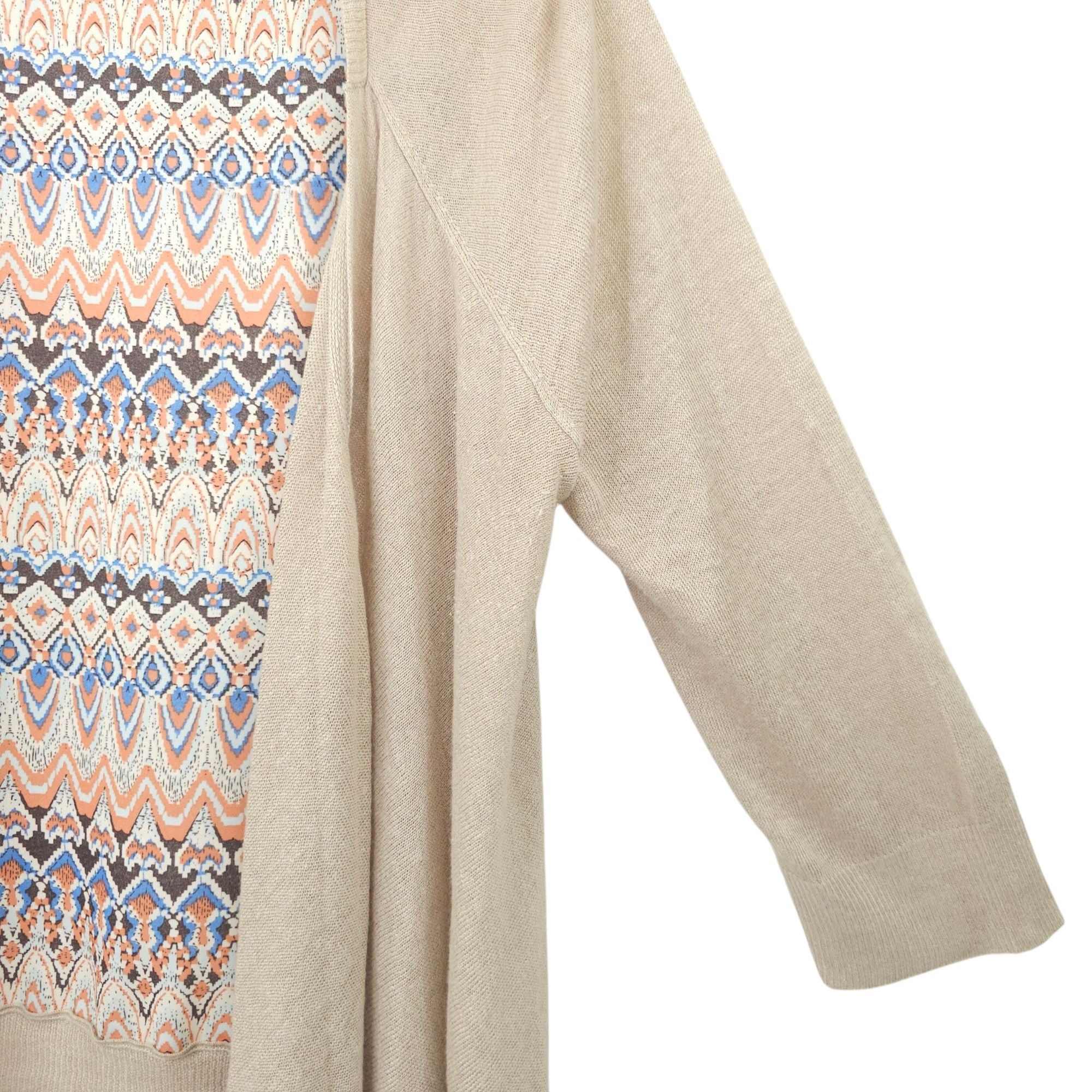 Chicos Chicos Open Front Cardigan Womens Size 1 US M/8 Sweater Tan Size M / US 6-8 / IT 42-44 - 12 Thumbnail