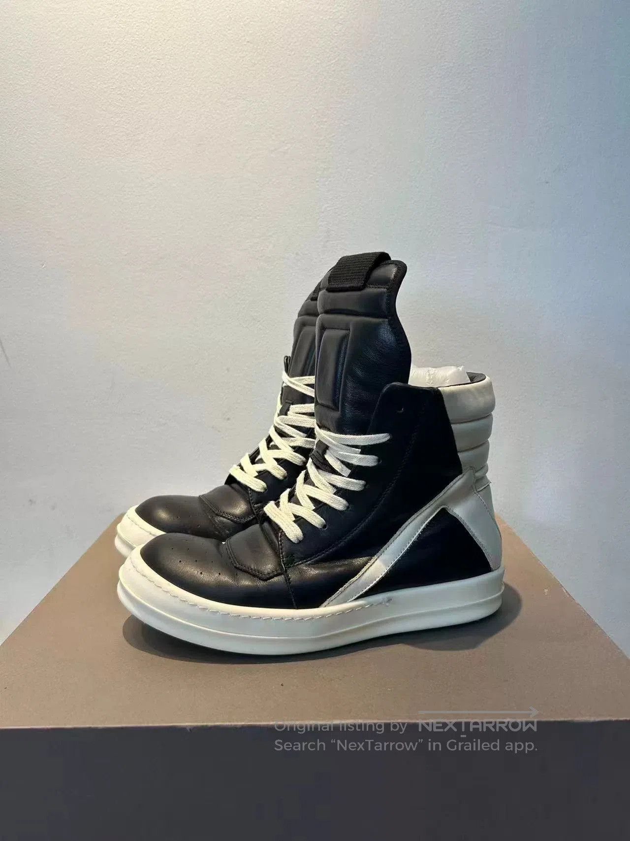 Rick Owens Rick Owens Leather Sneakers Size 38. Size US 5 / EU 37 - 2 Thumbnail
