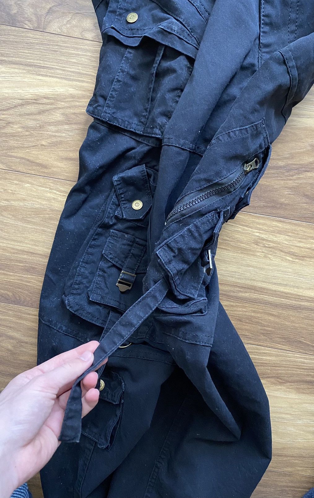 Japanese Brand Avant Garde Cargo Pants Japanese Style, Y2K,Denim pants Size US 42 / EU 58 - 5 Thumbnail
