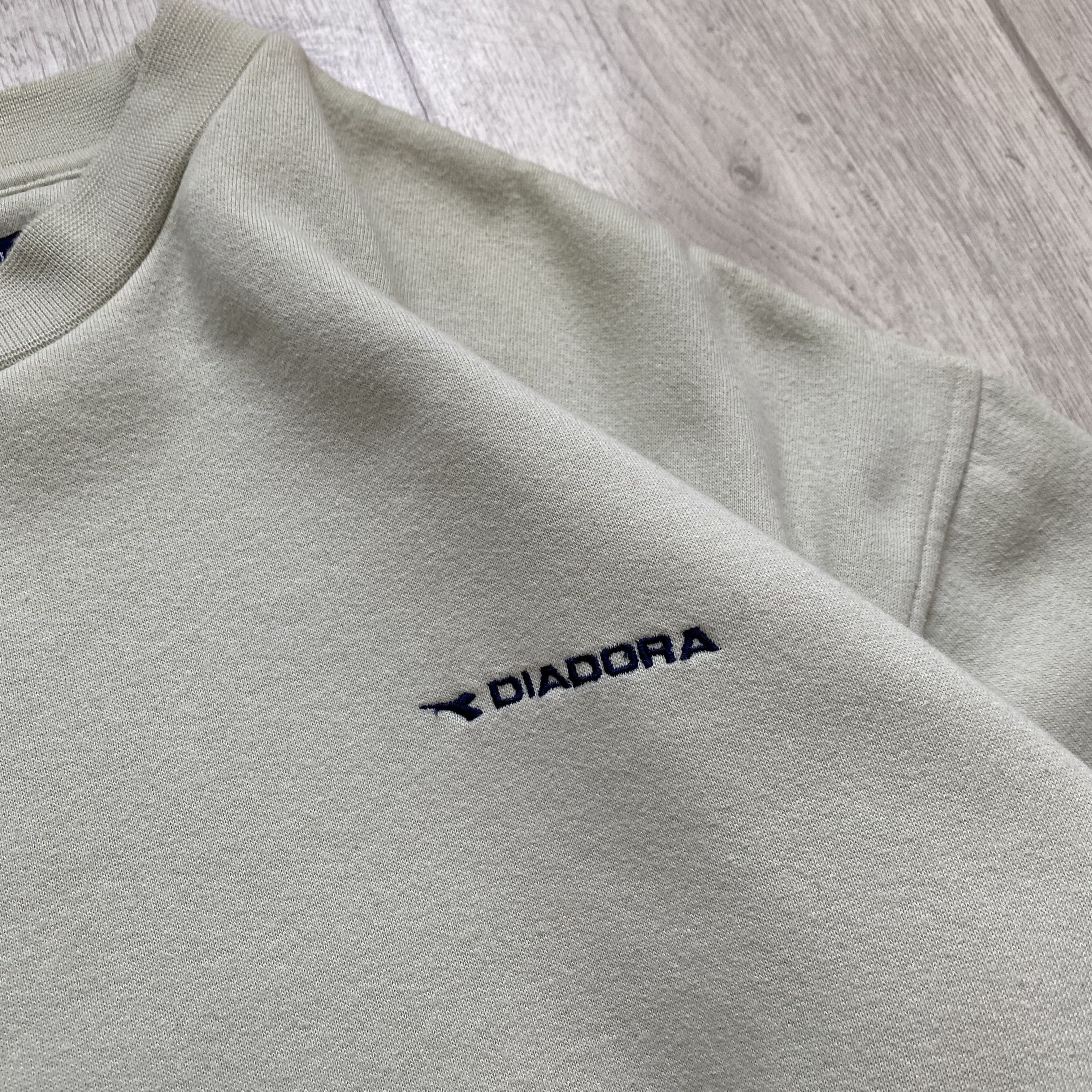 Diadora Vintage 90s Diadora Heavy Boxy sweatshirt Y2K Size US M / EU 48-50 / 2 - 4 Thumbnail